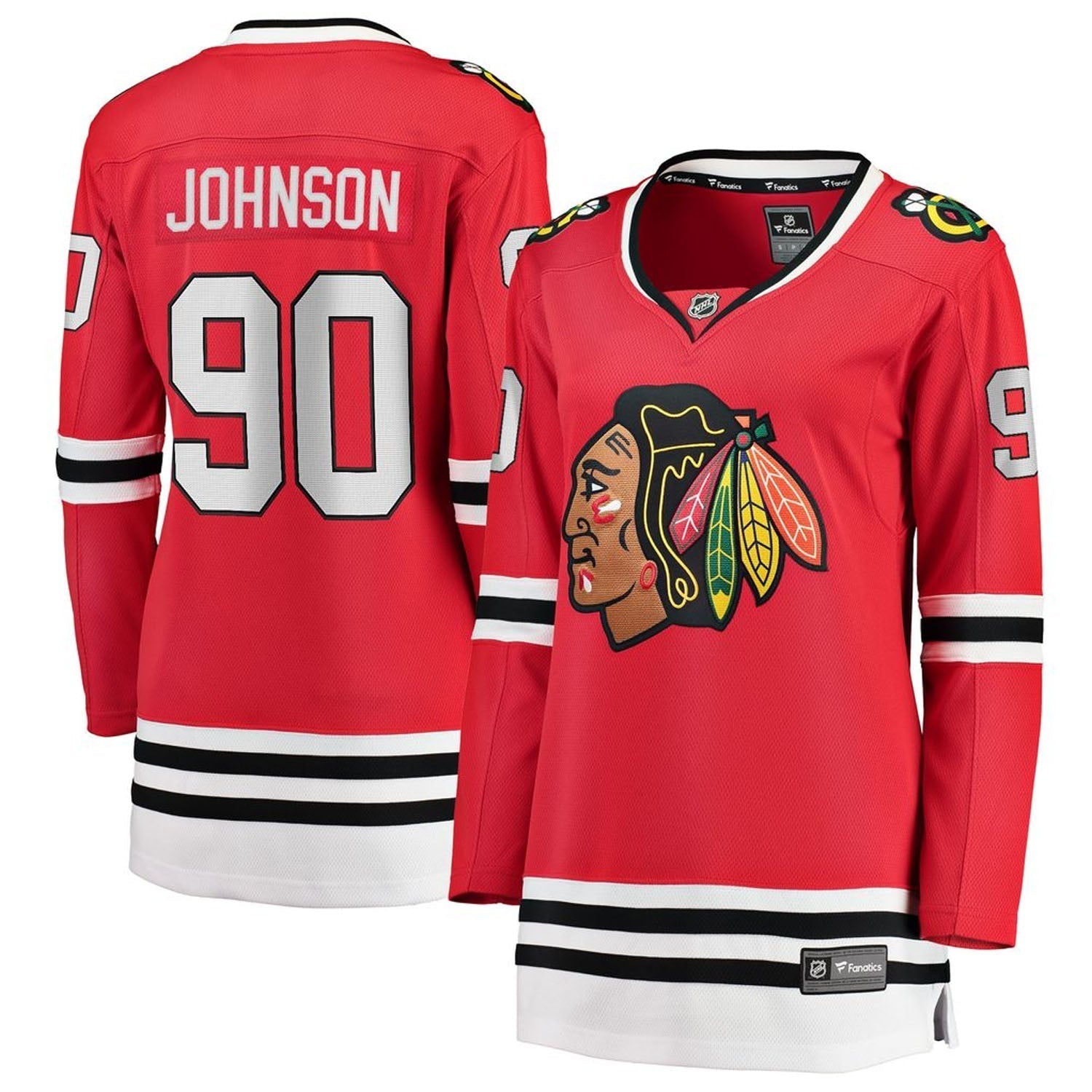Tyler Johnson Chicago Blackhawks 90 Jersey