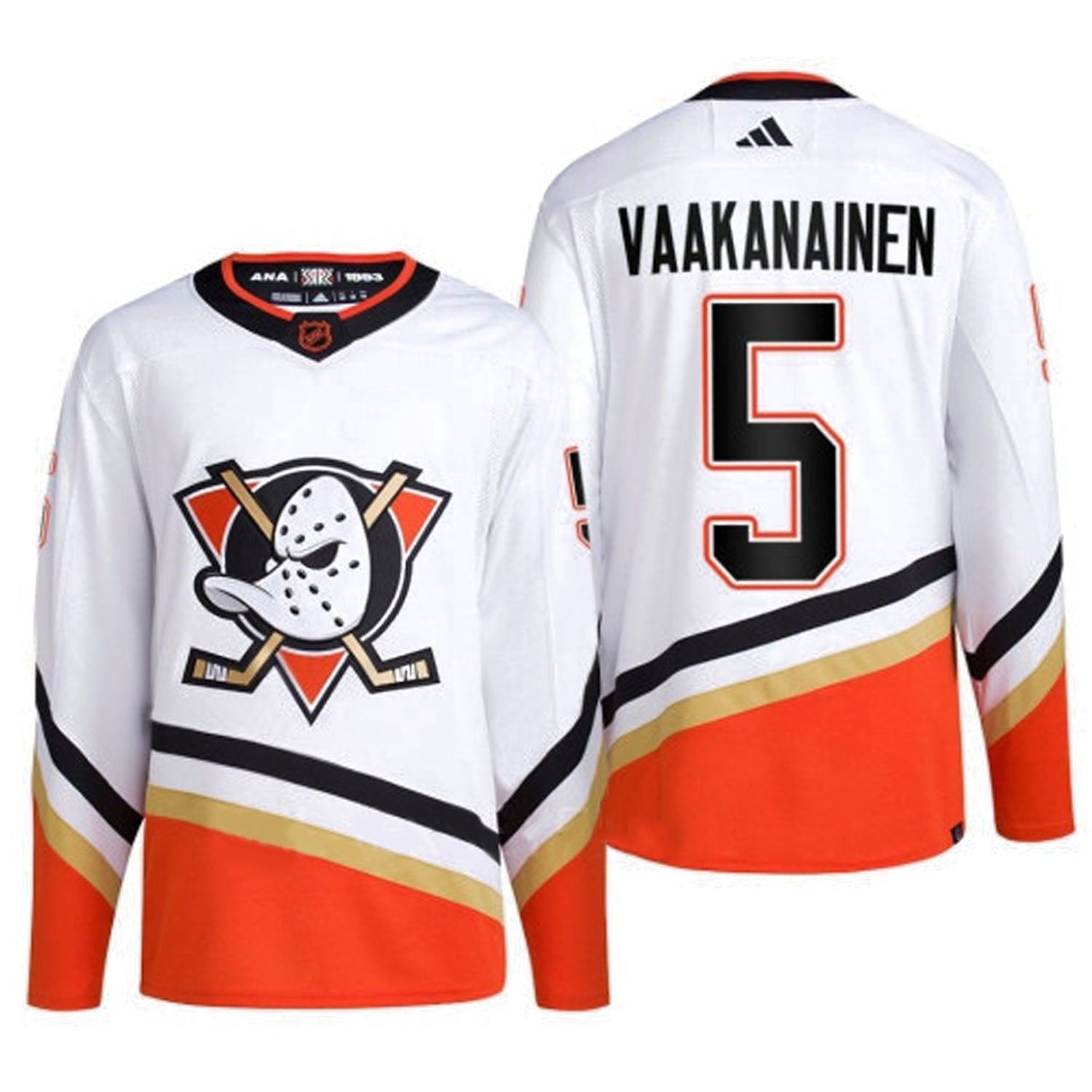 Urho Vaakanainen Anaheim Ducks 5 Jersey