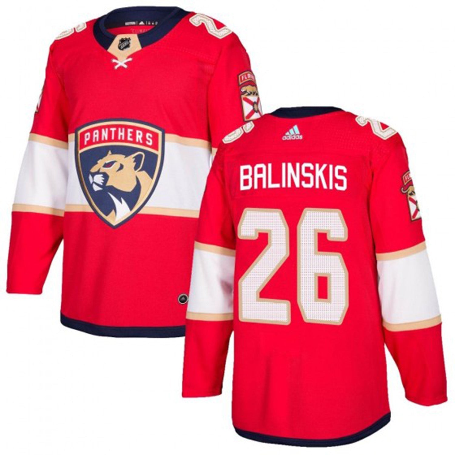 Uvis Balinskis Florida Panthers 26 Jersey
