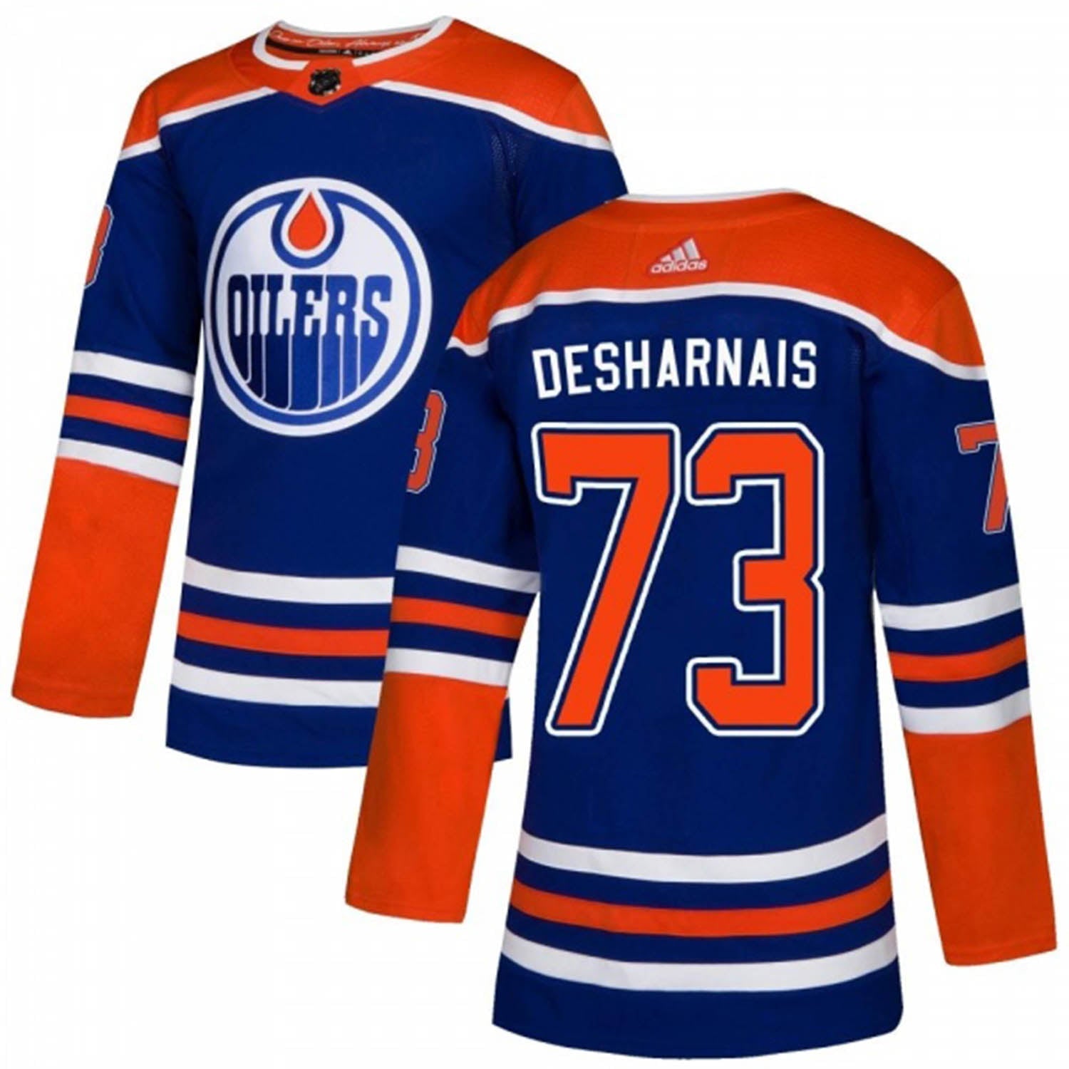 Vincent Desharnais Edmonton Oilers 73 Jersey
