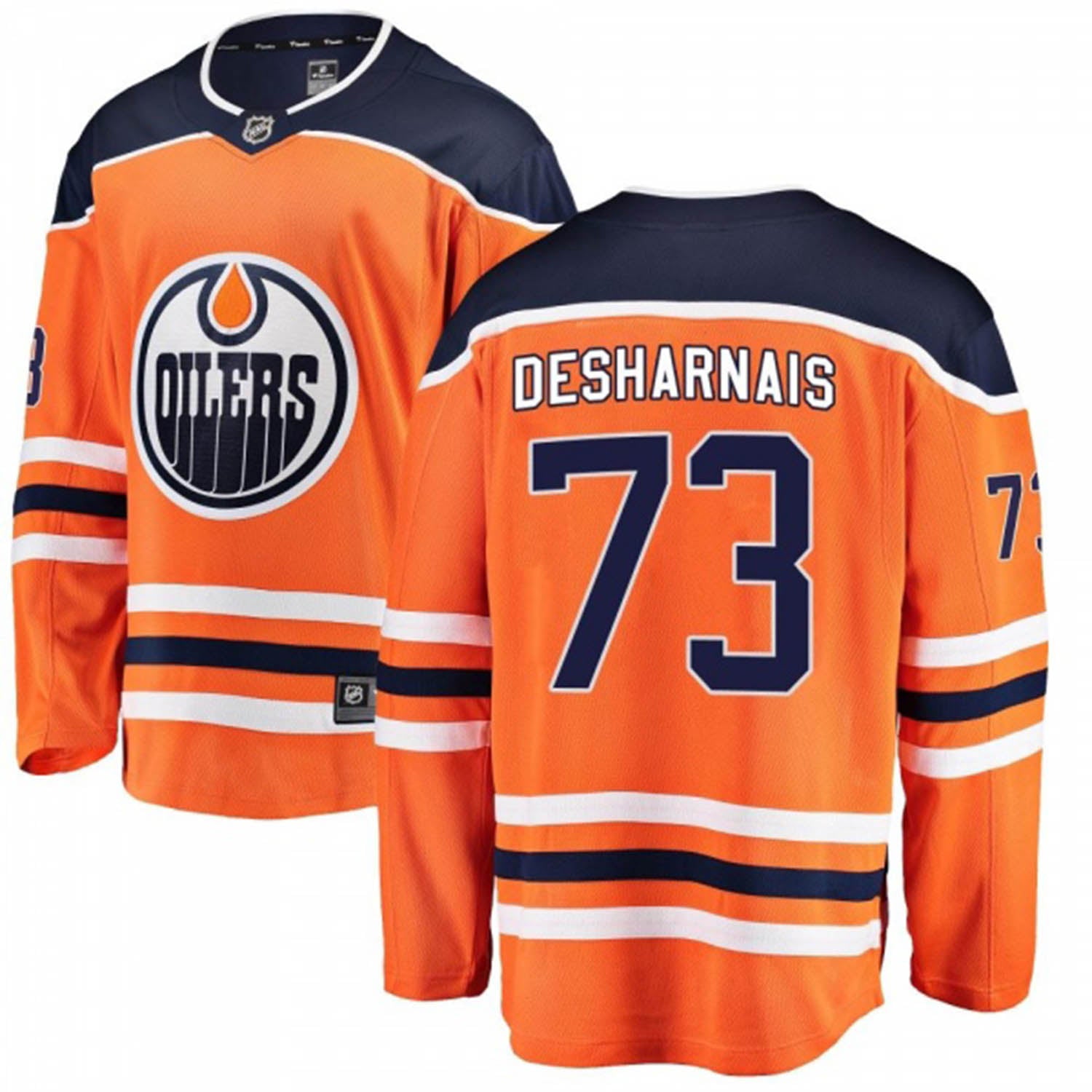 Vincent Desharnais Edmonton Oilers 73 Jersey