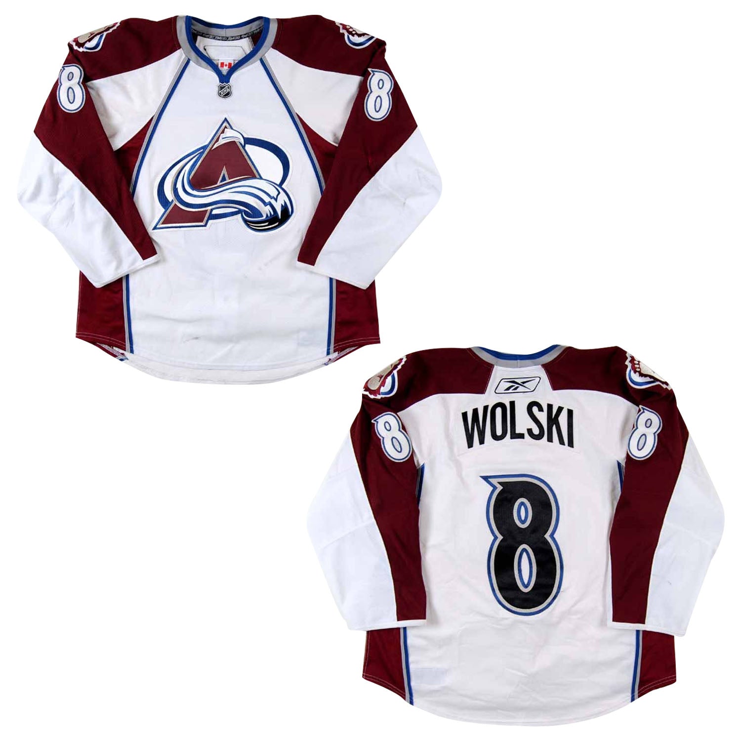 Wojtek Wolski Colorado Avalanche 8 Jersey
