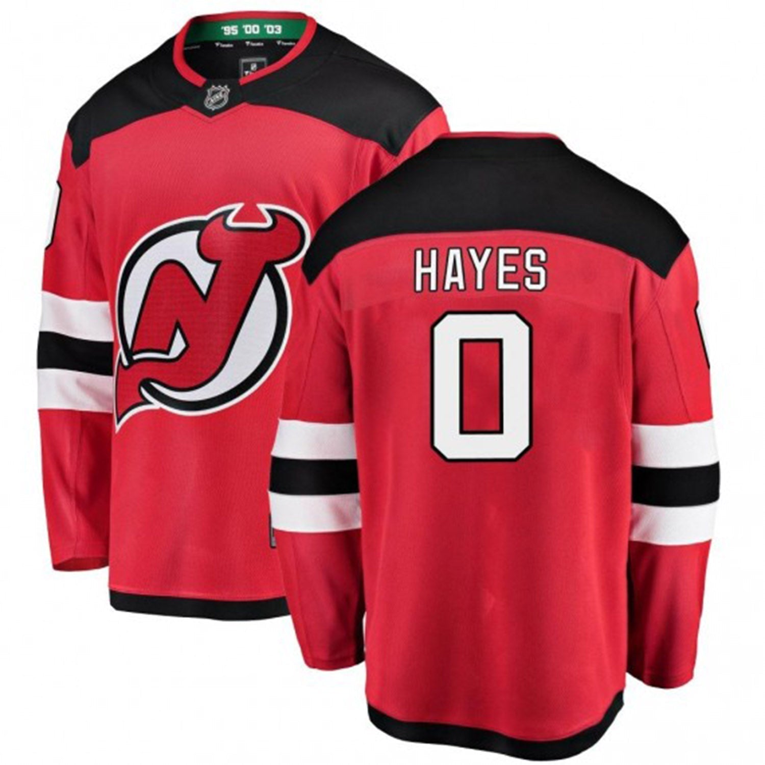 Zachary Hayes New Jersey Devils 0 Jersey