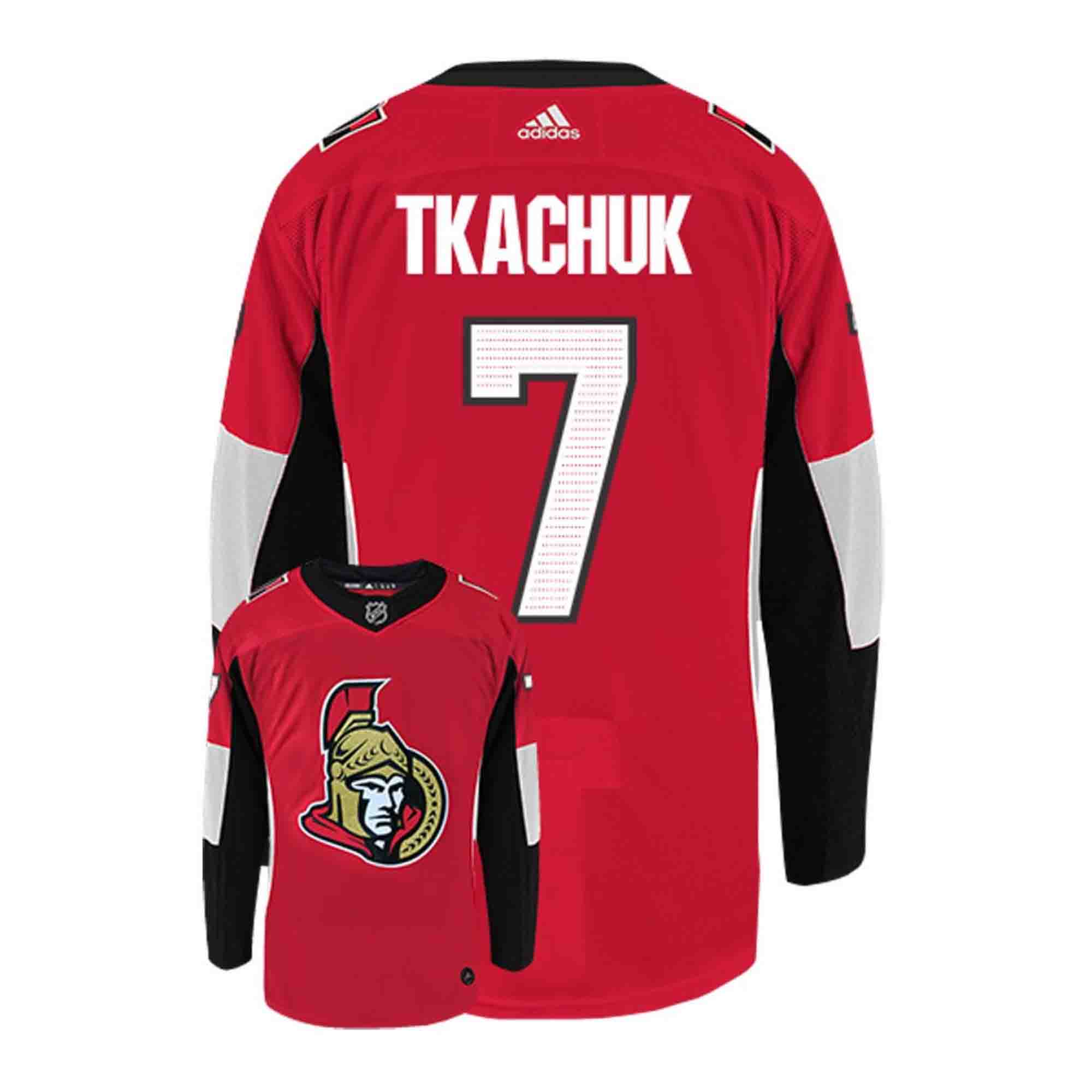 Brady Tkachuk Ottawa Senators 7 Jersey