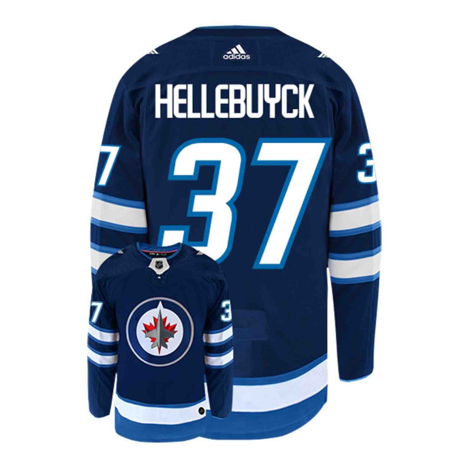 Connor Hellebuyck Winnipeg Jets 37 Jersey