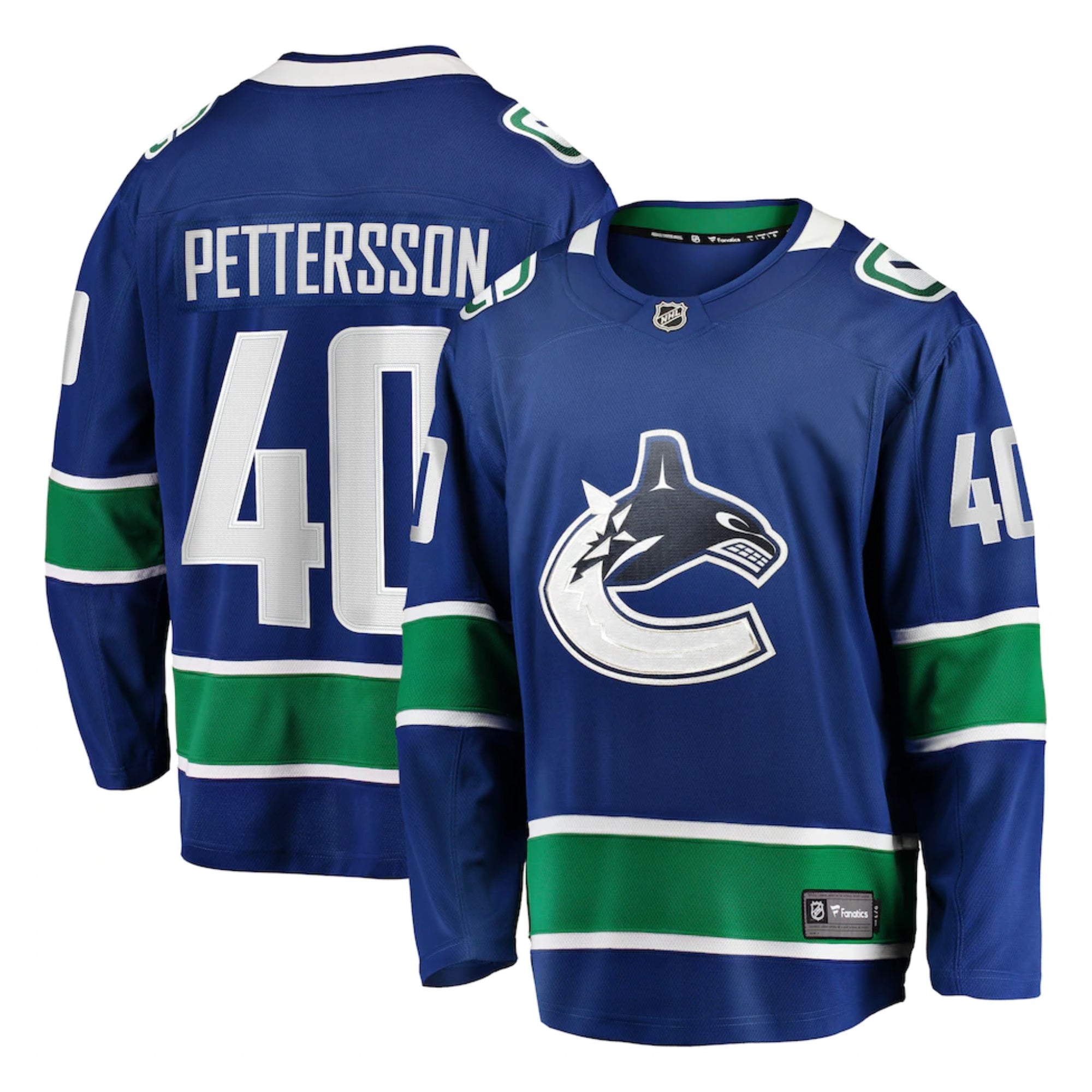 Elias Pettersson Vancouver Canucks 40 Jersey