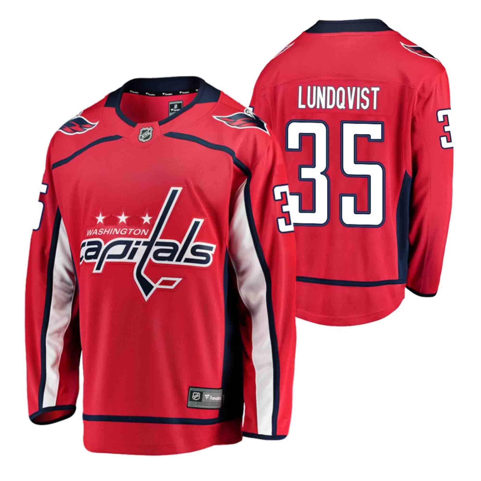 Henrik Lundqvist Washington Capitals 35 Jersey