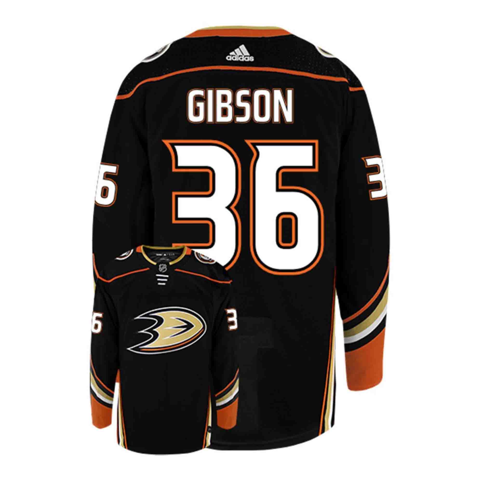 John Gibson Anaheim Ducks 36 Jersey