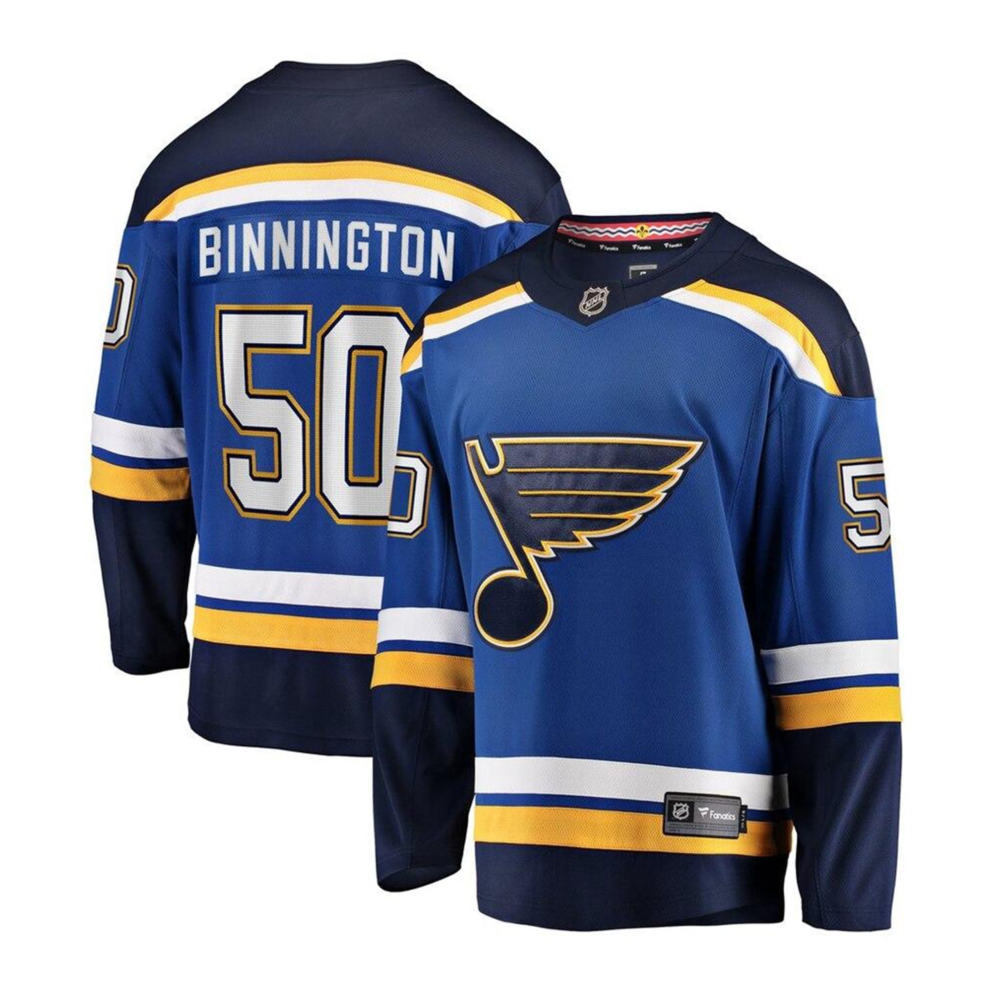 Jordan Binnington St. Louis Blues 50 Jersey
