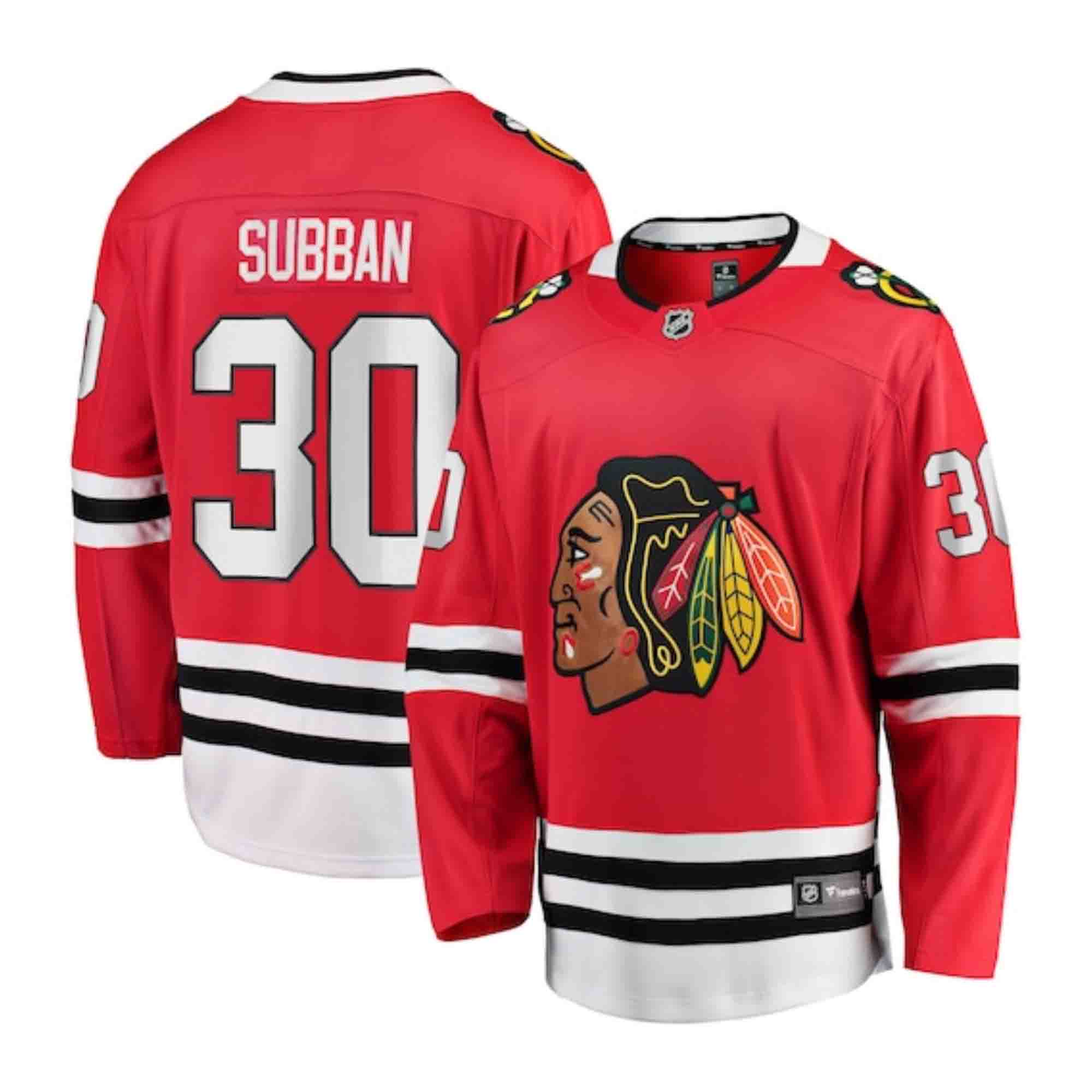 Malcolm Subban Chicago Blackhawks 30 Jersey