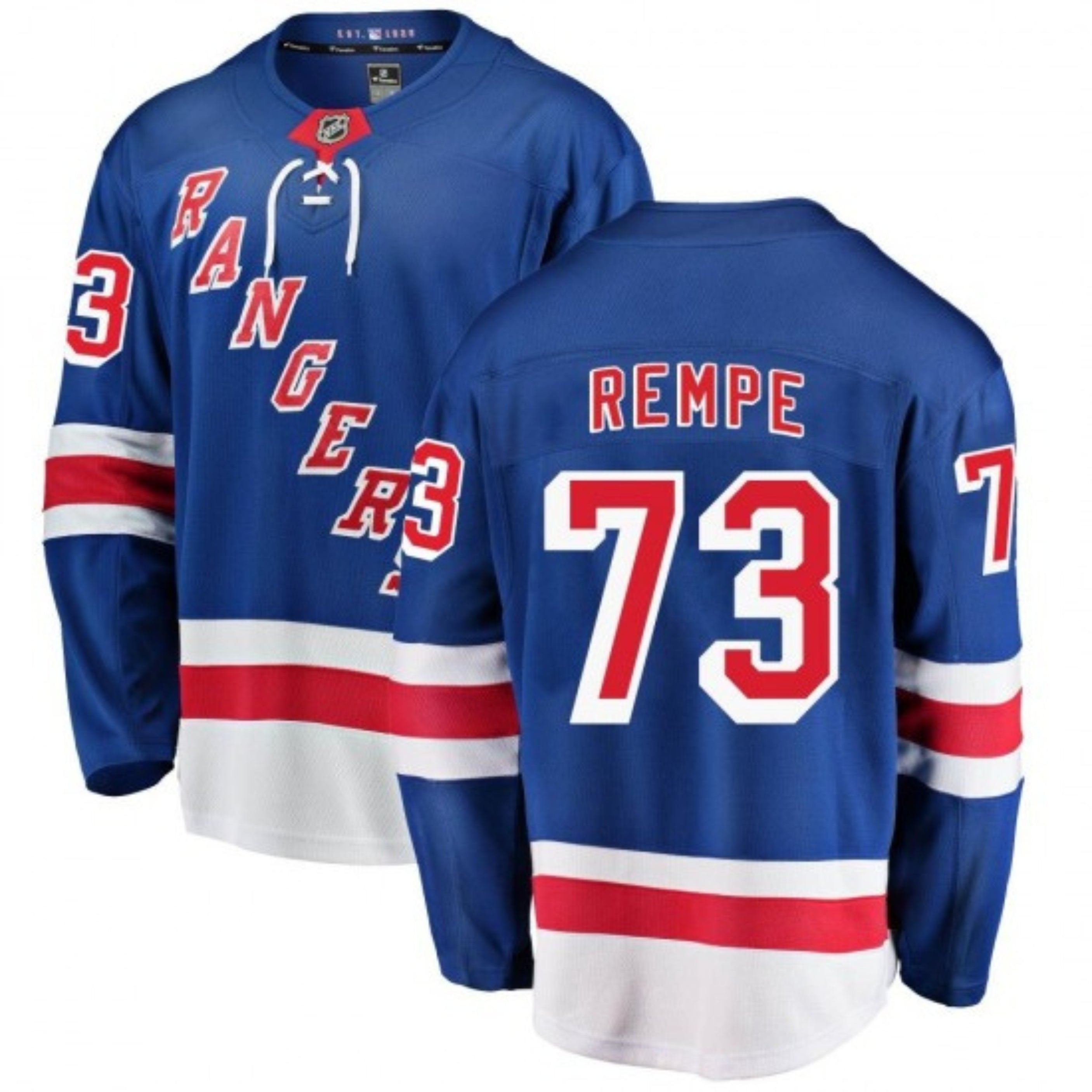 Matt Rempe New York Rangers 73 Jersey