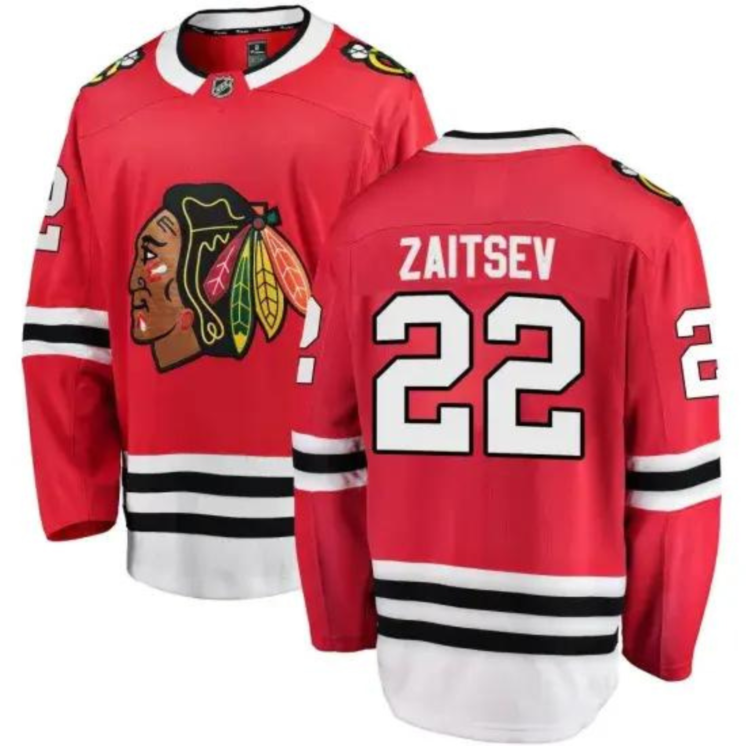Nikita Zaitsev Chicago Blackhawks 22 Jersey