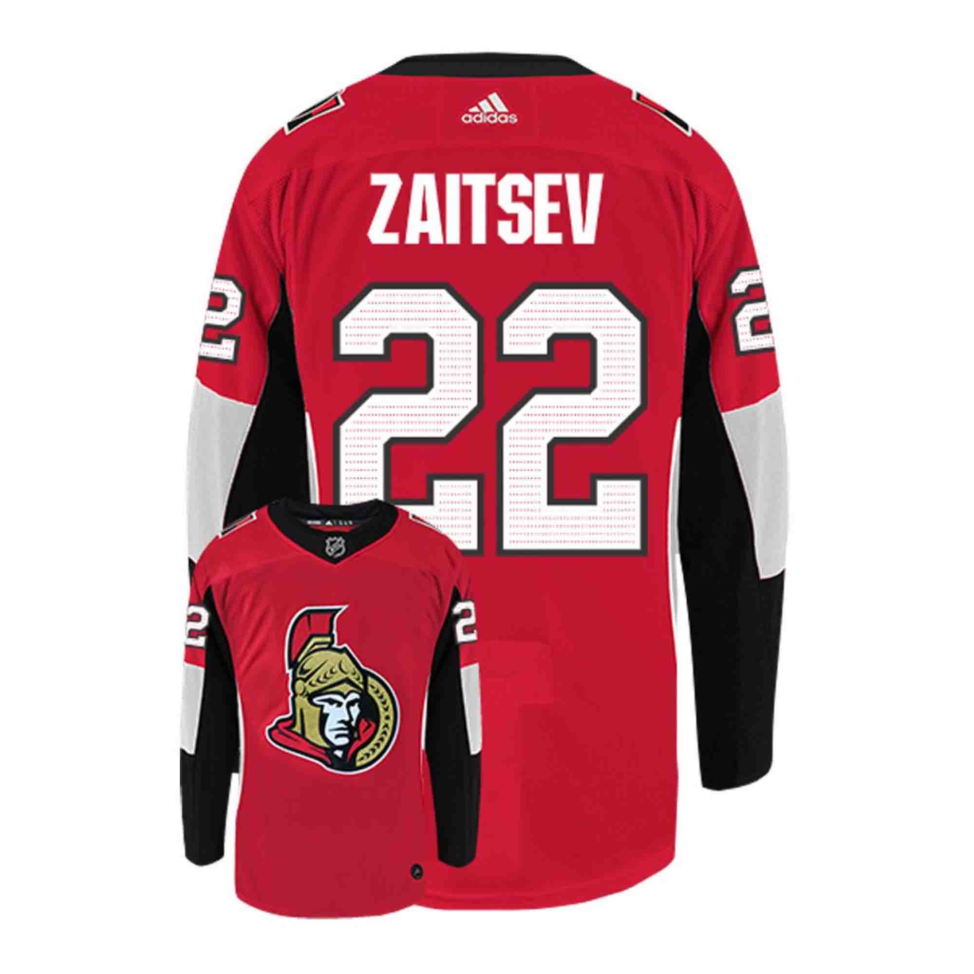 Nikita Zaitsev Ottawa Senators 22 Jersey