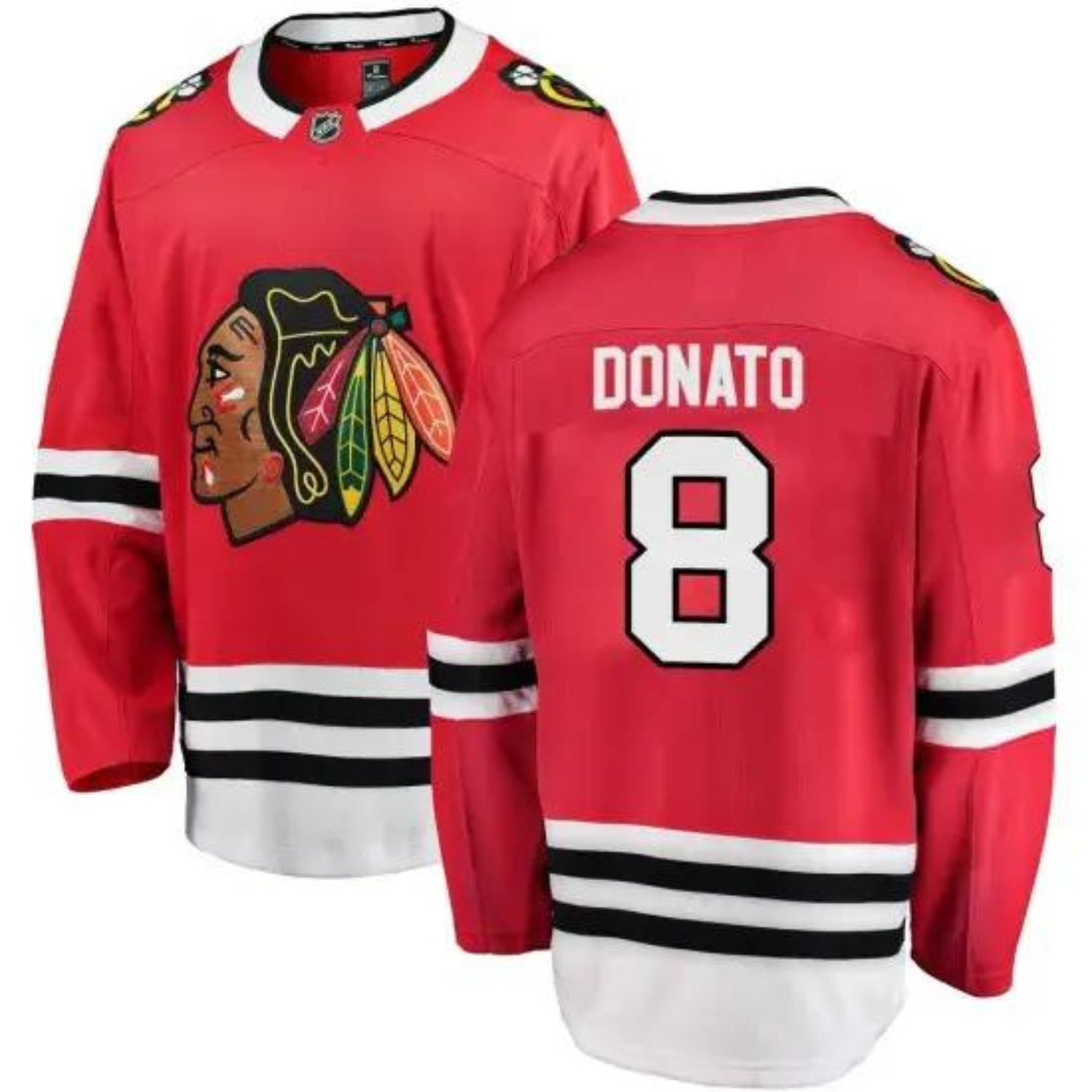 Ryan Donato Chicago Blackhawks 8 Jersey