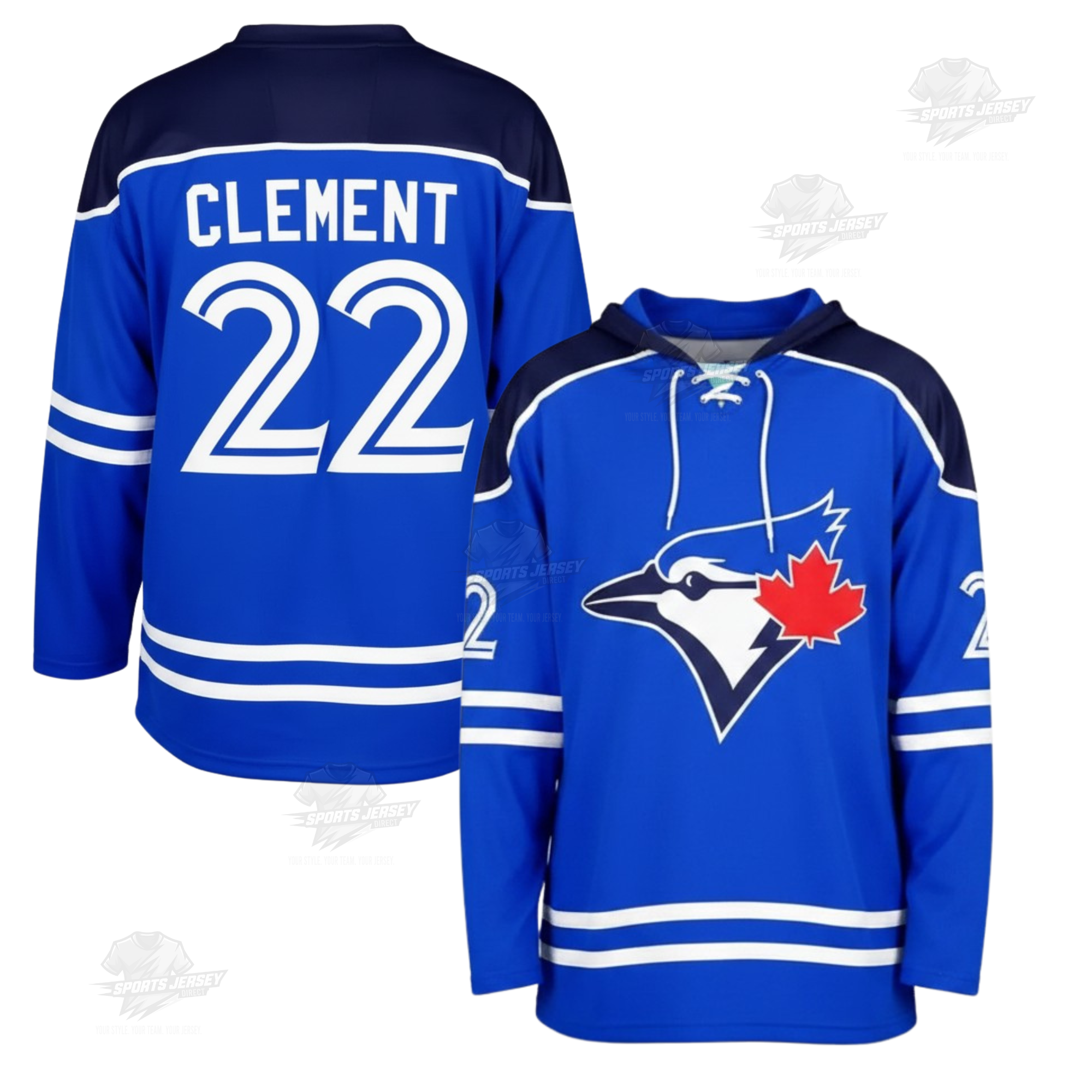 Blue Jays Ernie Clement Hockey Jersey (Giveaway Version) - 2026