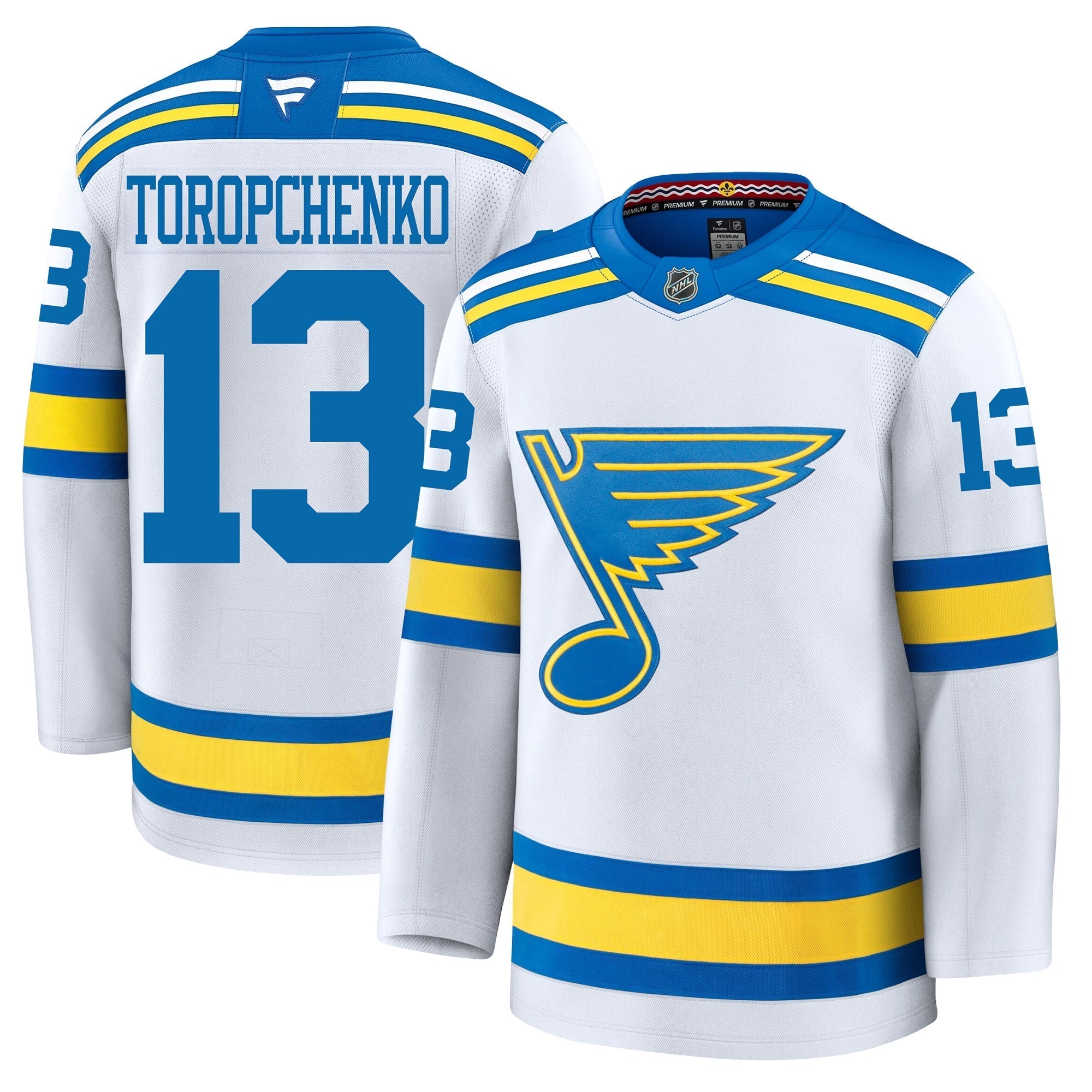 Alexey Toropchenko St Louis Blues Fanatics Away Premium Jersey