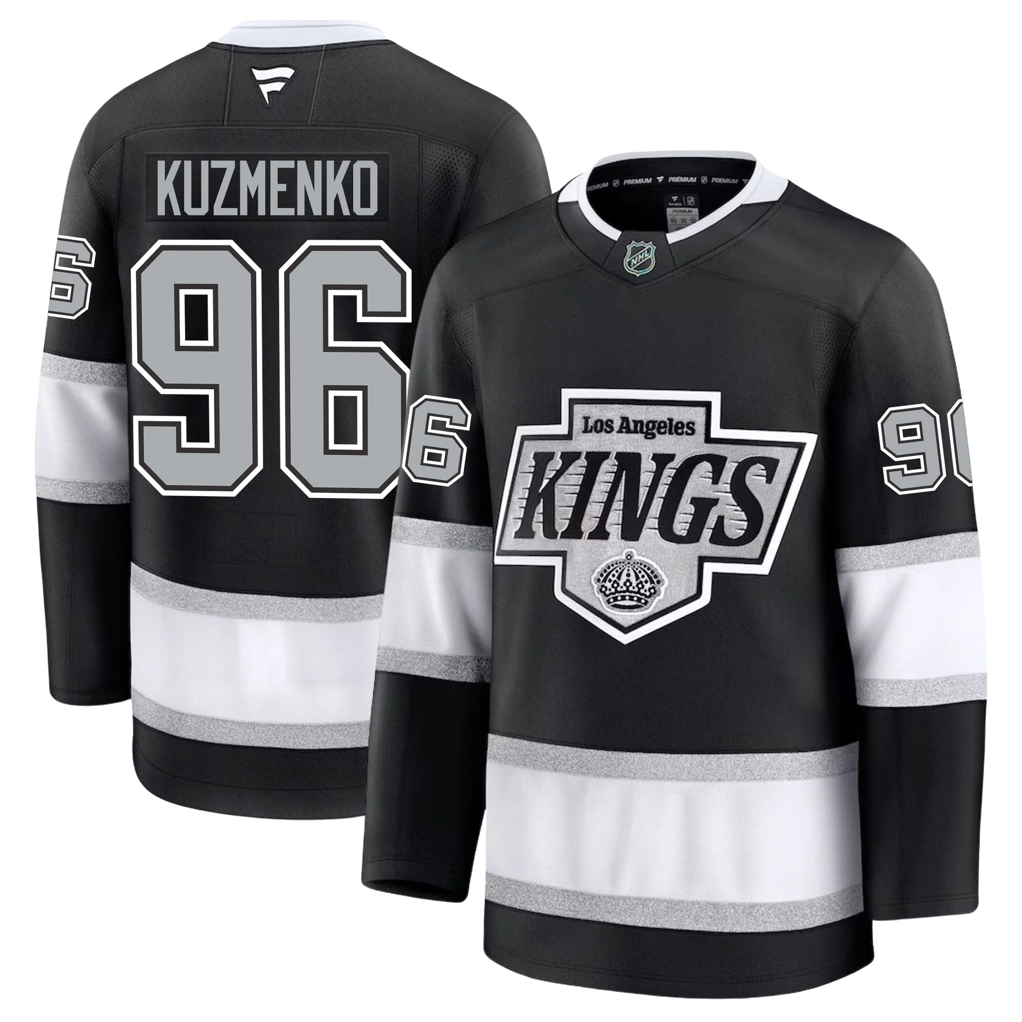 Andrei Kuzmenko Los Angeles Kings Fanatics Premium Home Jersey