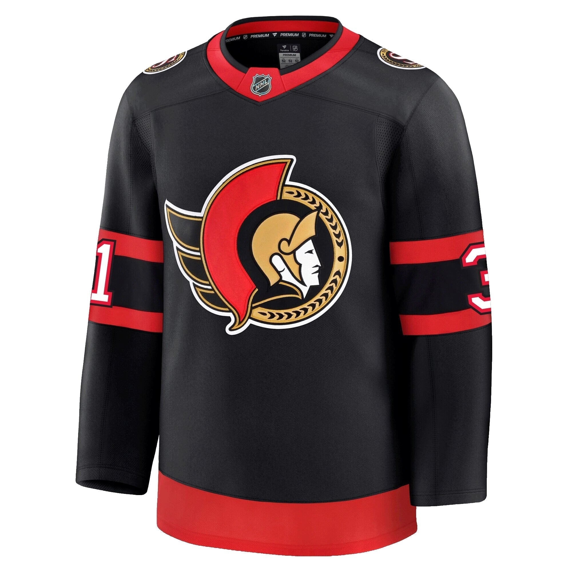 Anton Forsberg Ottawa Senators Fanatics Premium Home Jersey