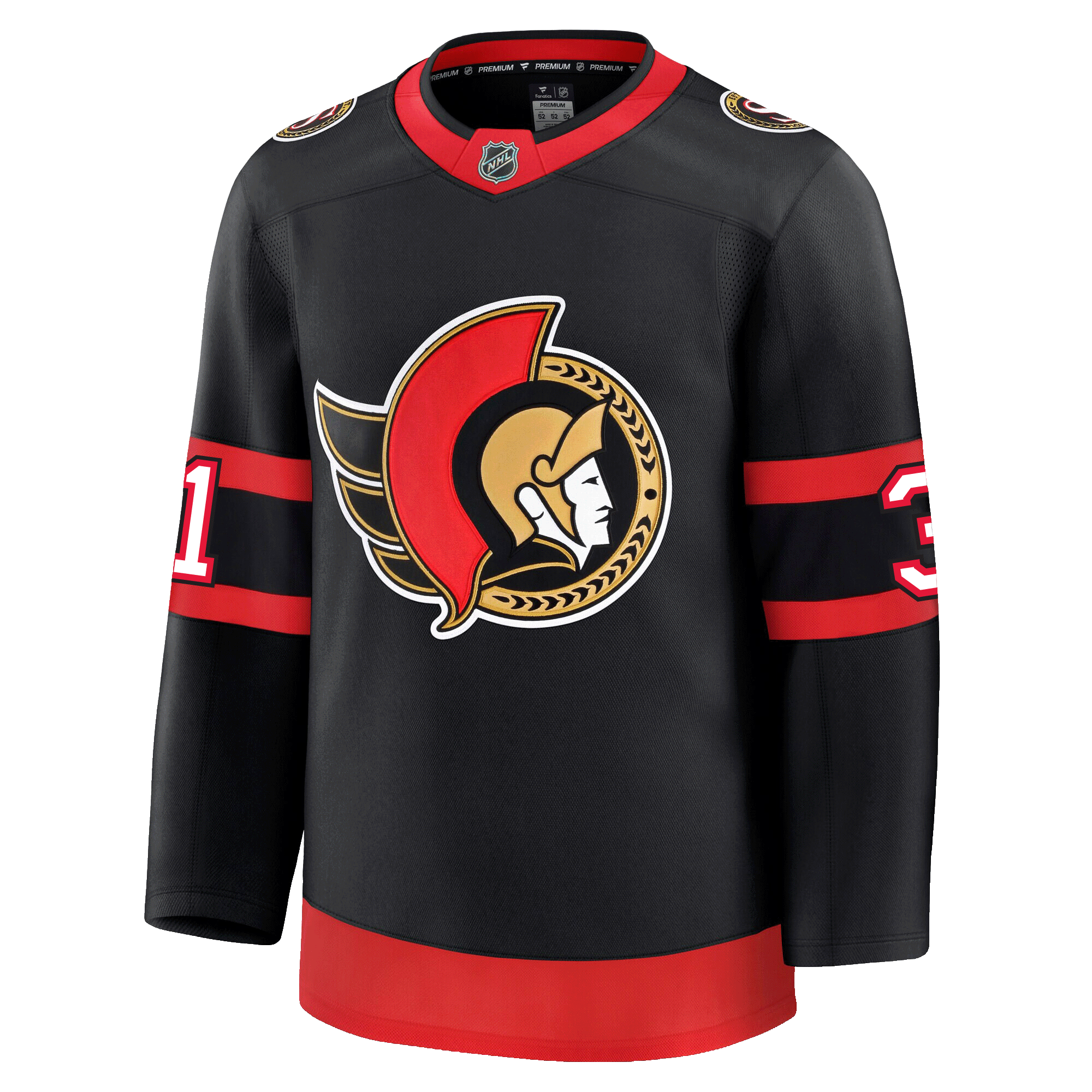 Anton Forsberg Ottawa Senators Fanatics Premium Home Jersey