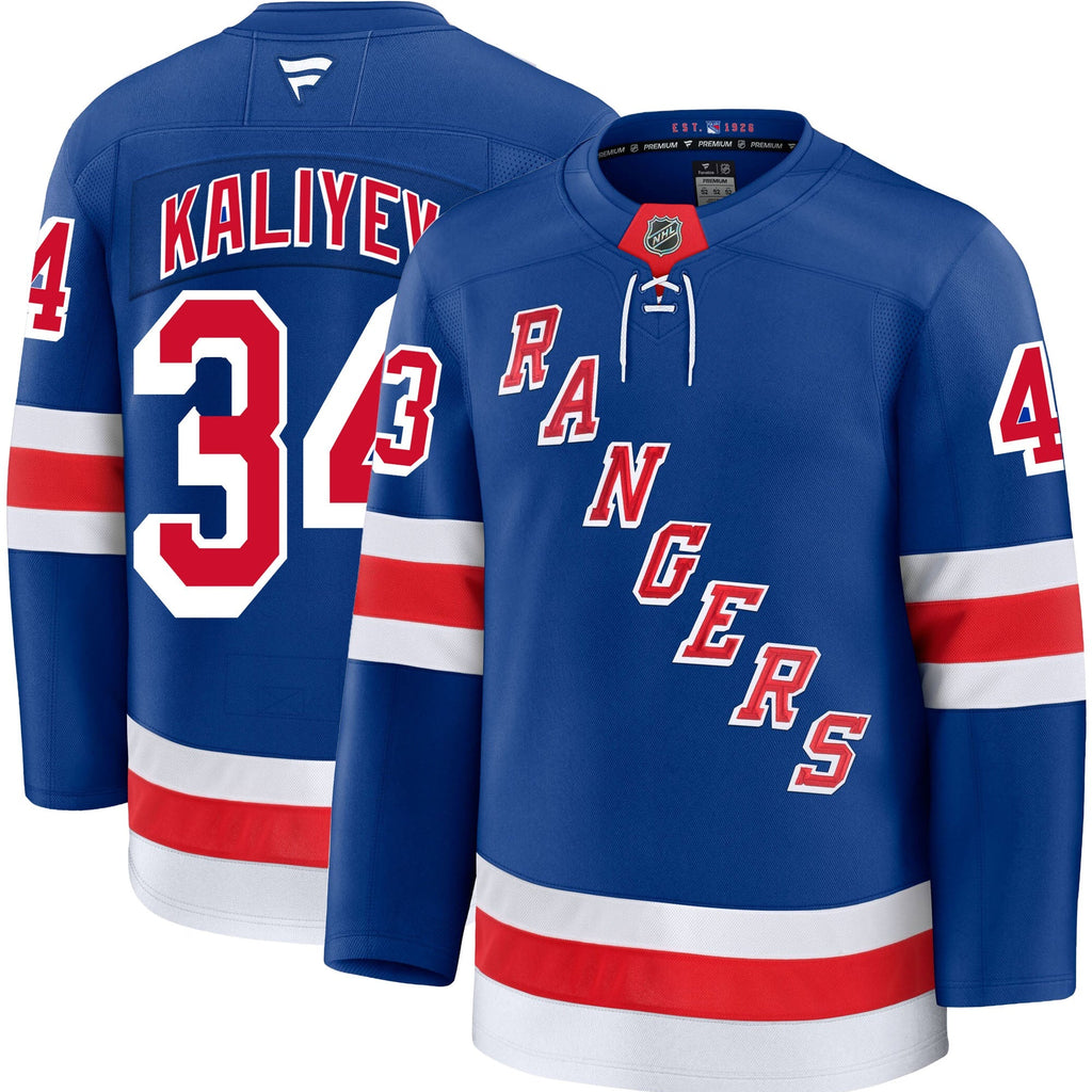Arthur Kaliyev New York Rangers Fanatics Premium Home Jersey