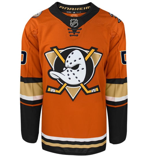 Customizable Anaheim Ducks Adidas Primegreen Authentic NHL Hockey Jersey