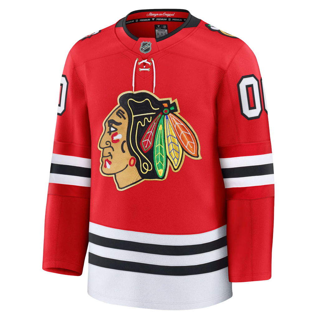 Customizable Chicago Blackhawks Fanatics Premium Centennial Jersey