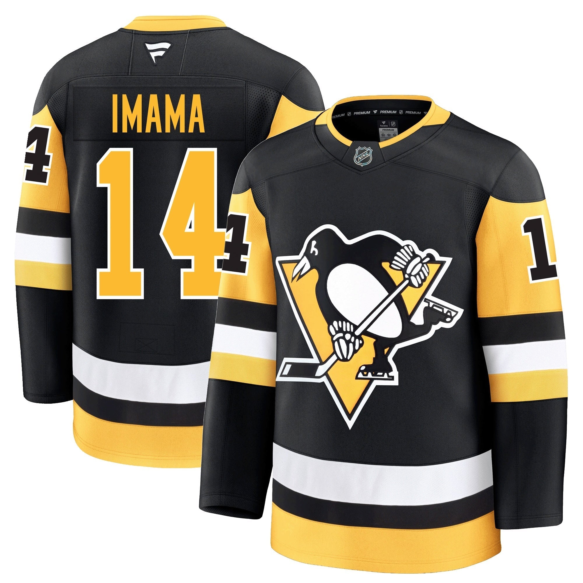 Bokondji Imama Pittsburgh Penguins Fanatics Premium Home Jersey