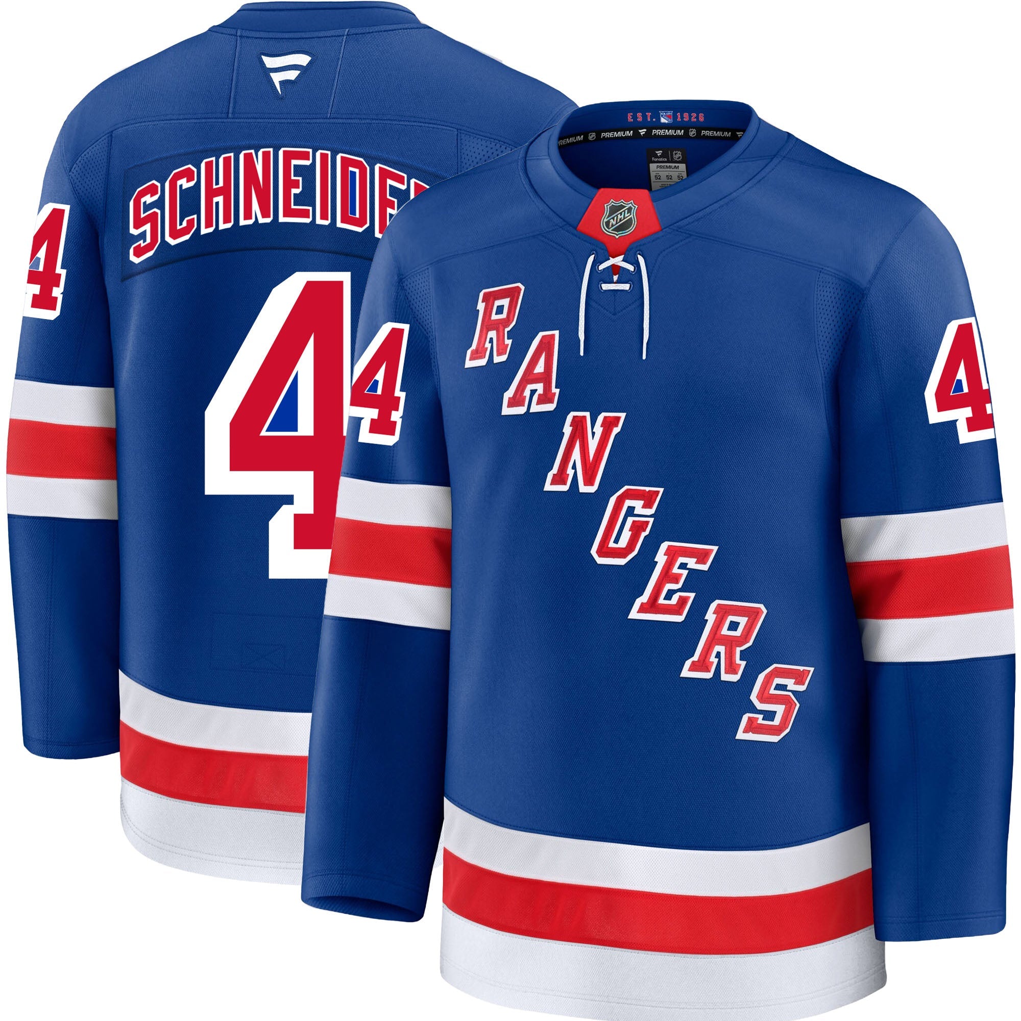 Braden Schneider New York Rangers Fanatics Premium Home Jersey