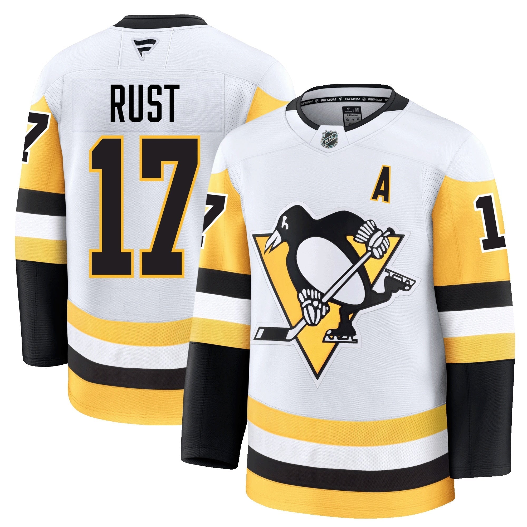 Bryan Rust Pittsburgh Penguins Fanatics Premium Away Jersey