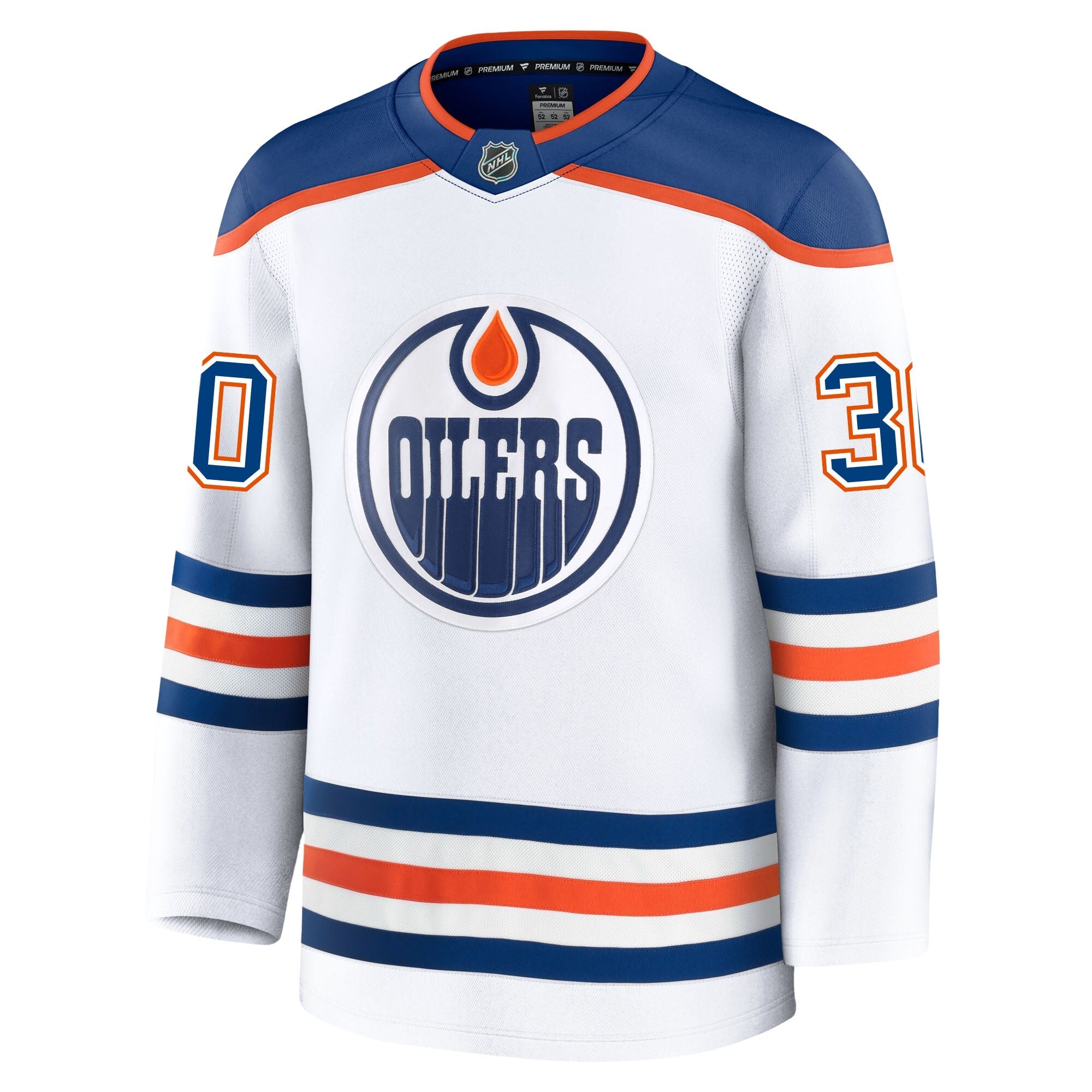 Calvin Pickard Edmonton Oilers Fanatics Premium Away Jersey