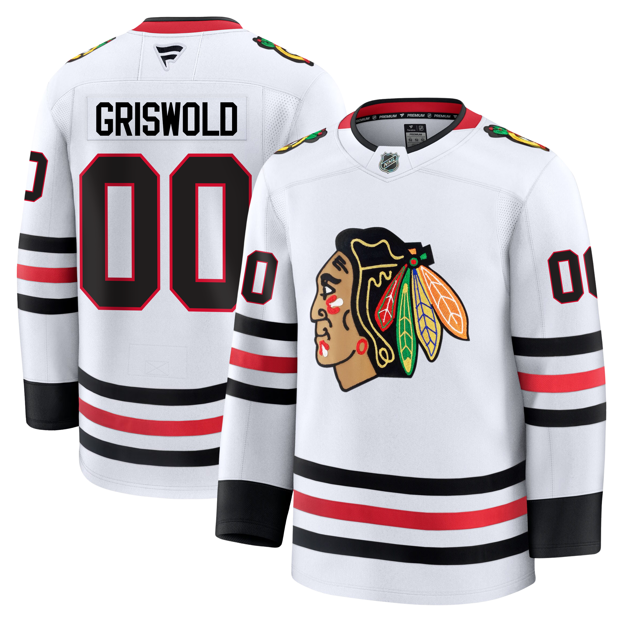 Clark Griswold Chicago Blackhawks Fanatics Premium Jersey