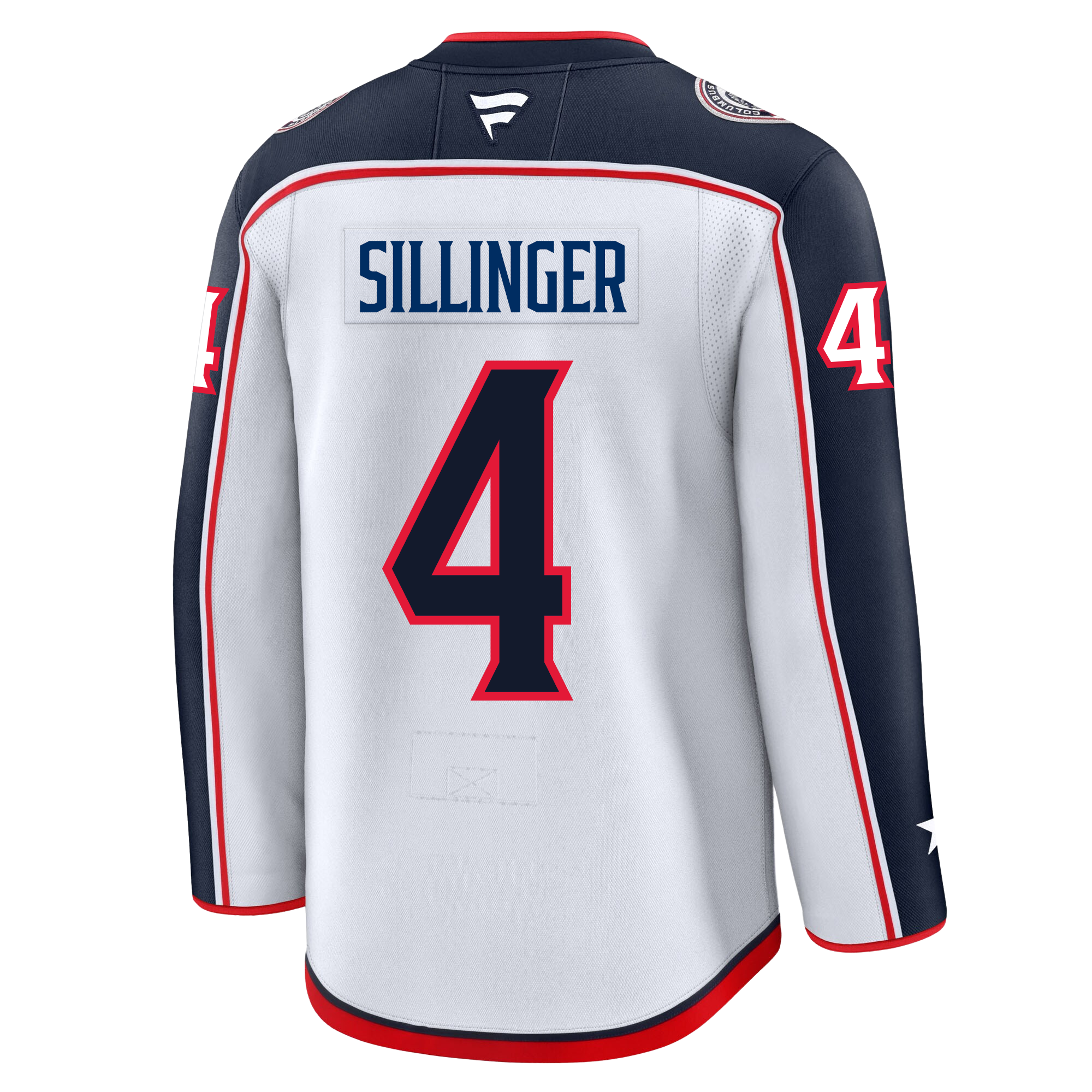 Cole Sillinger Columbus Blue Jackets Fanatics Premium Away Jersey