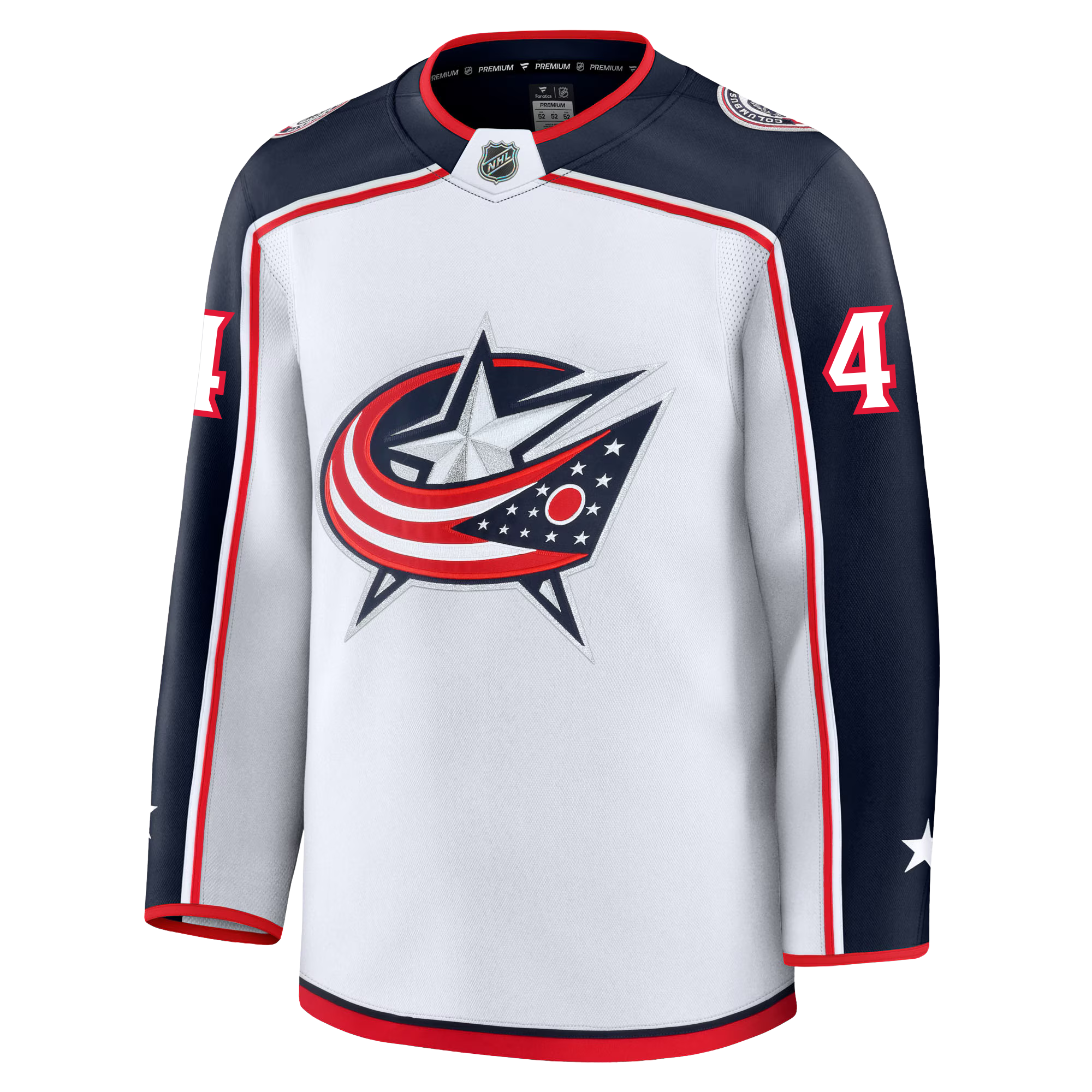 Cole Sillinger Columbus Blue Jackets Fanatics Premium Away Jersey