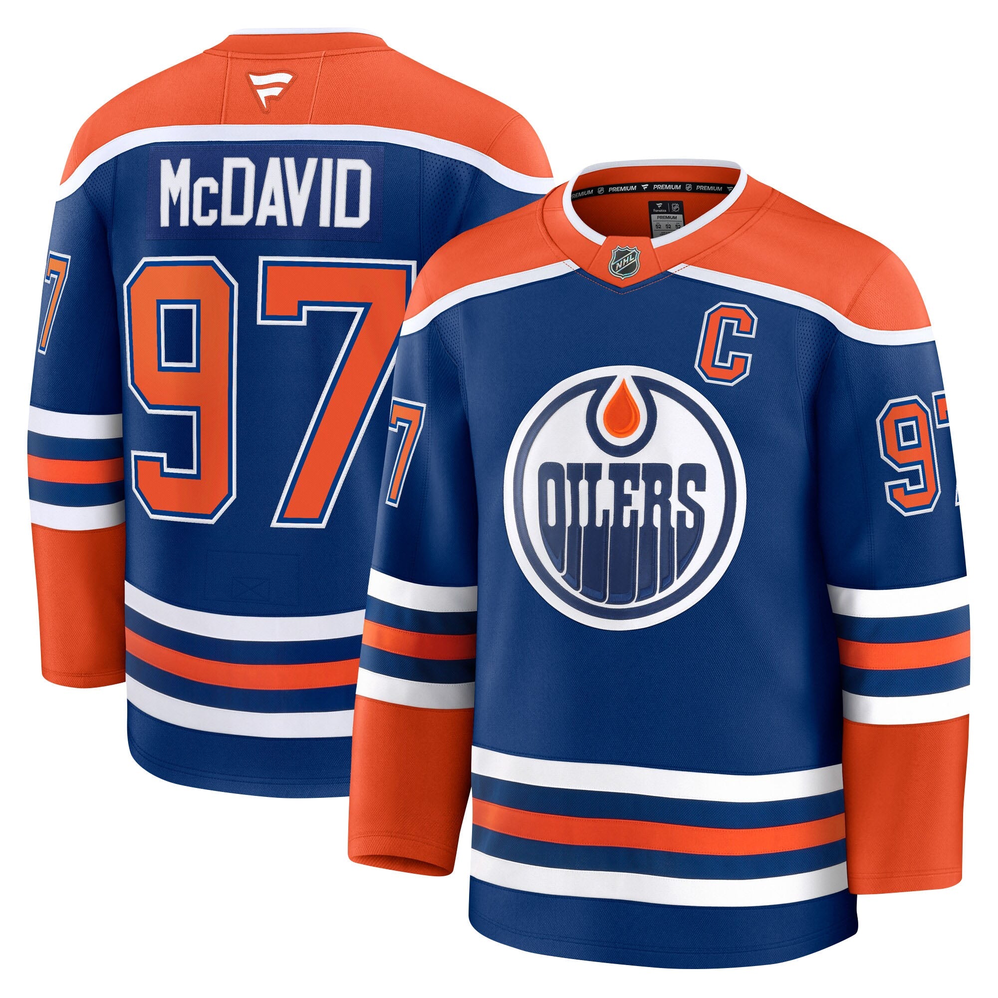 Connor McDavid Edmonton Oilers Fanatics Premium Home Jersey