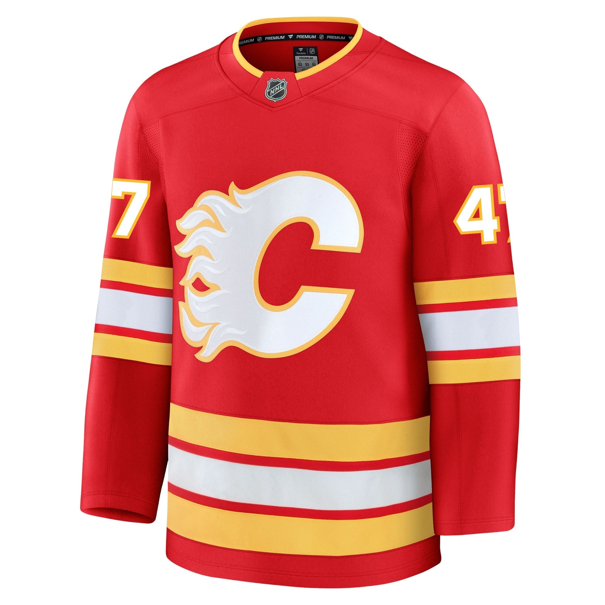 Connor Zary Calgary Flames Fanatics Premium Home Jersey