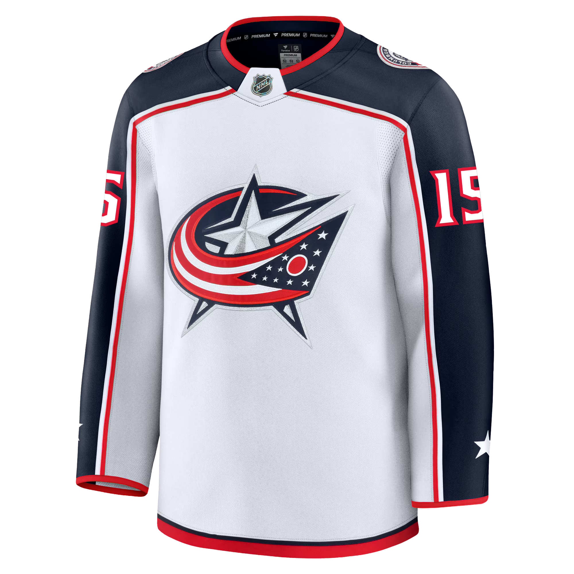 Dante Fabbro Columbus Blue Jackets Fanatics Premium Away Jersey