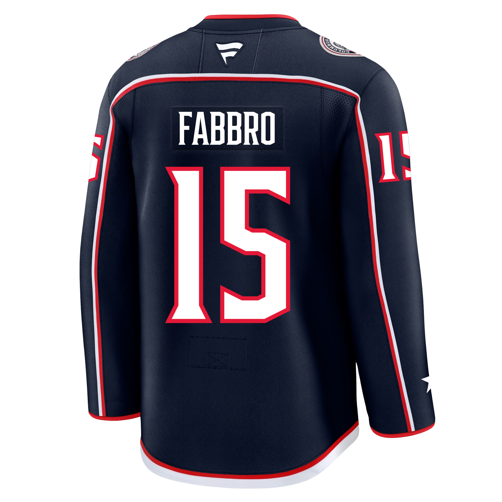 Dante Fabbro Columbus Blue Jackets Fanatics Premium Home Jersey