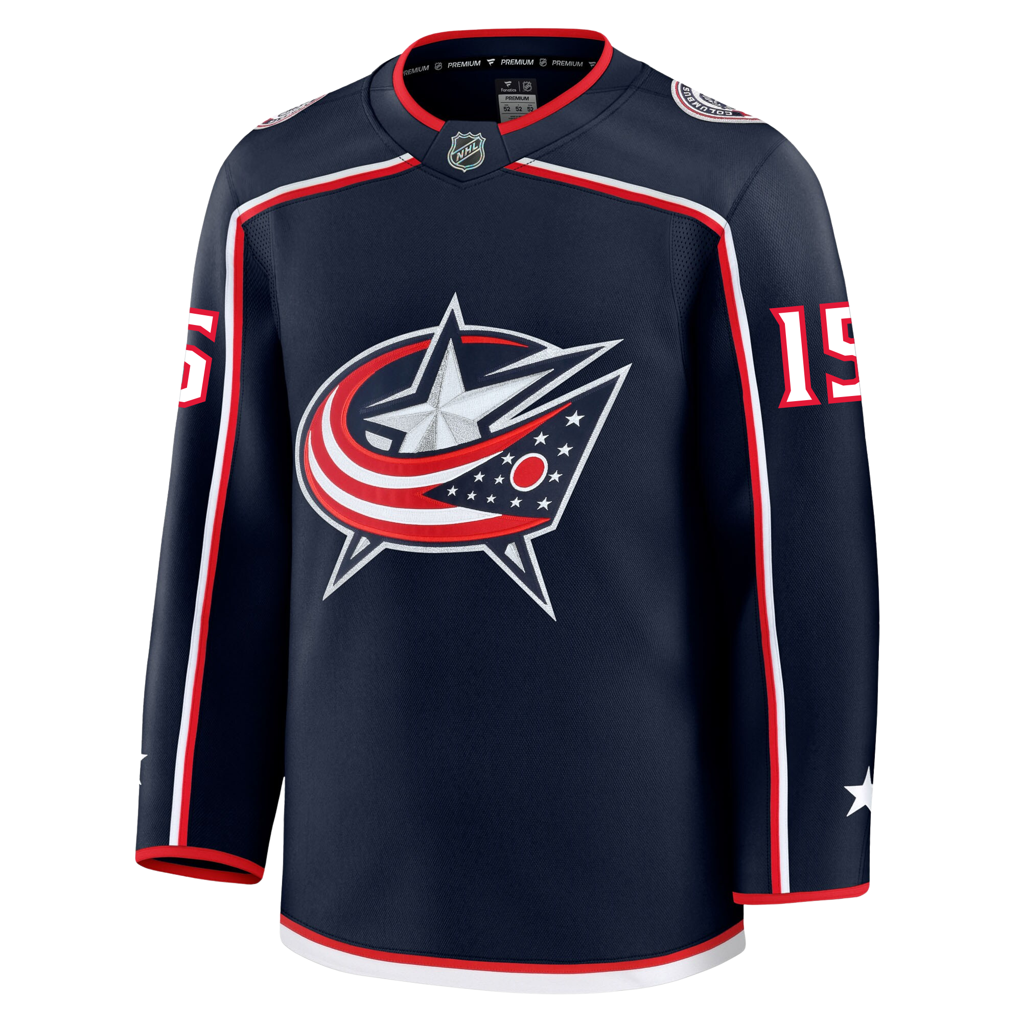 Dante Fabbro Columbus Blue Jackets Fanatics Premium Home Jersey