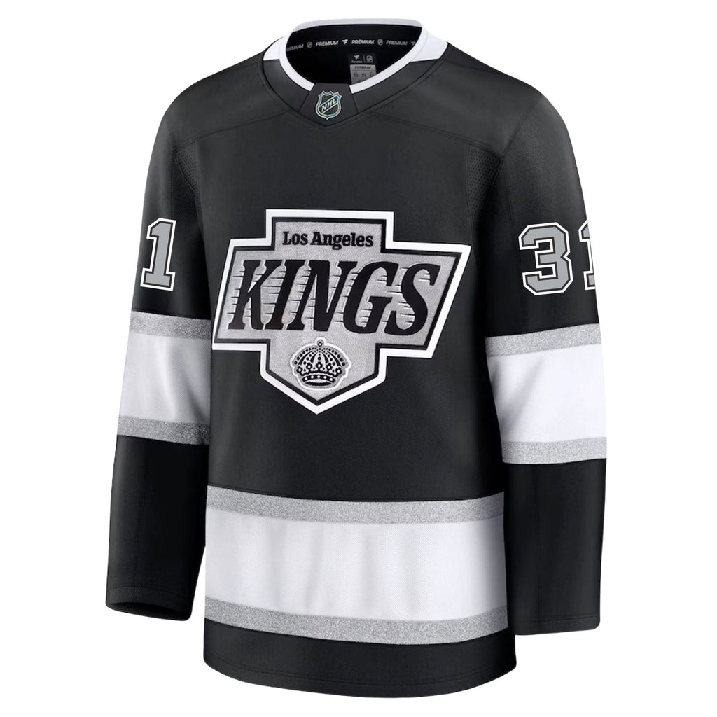David Rittich Los Angeles Kings Fanatics Premium Home Jersey