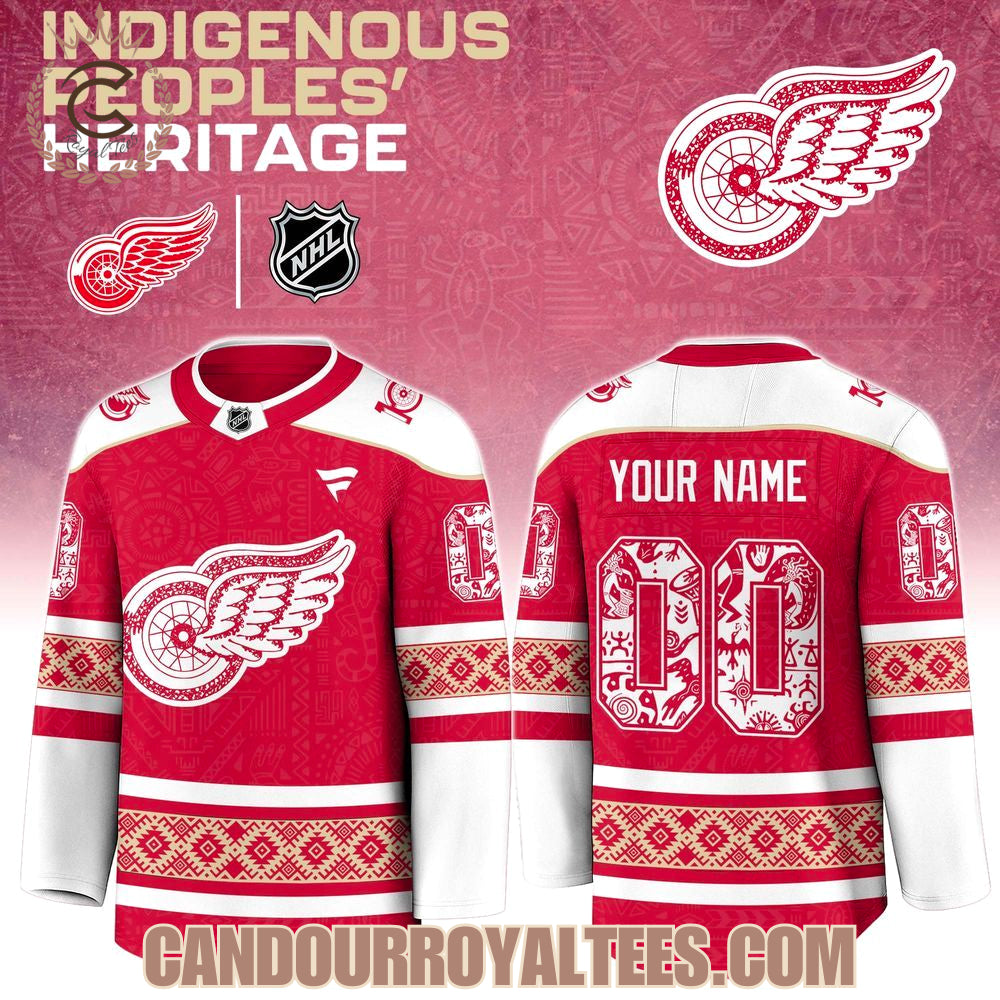 Detroit Red Wings Indigenous People Heritage Jersey