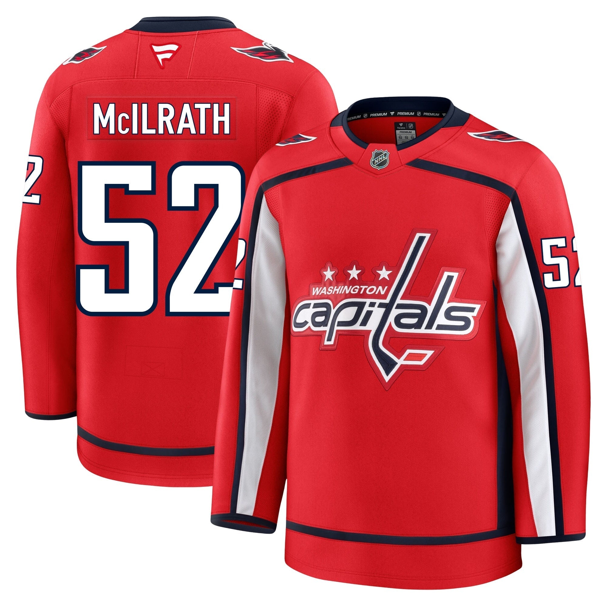 Dylan Mcilrath Washington Capitals Fanatics Premium Home Jersey