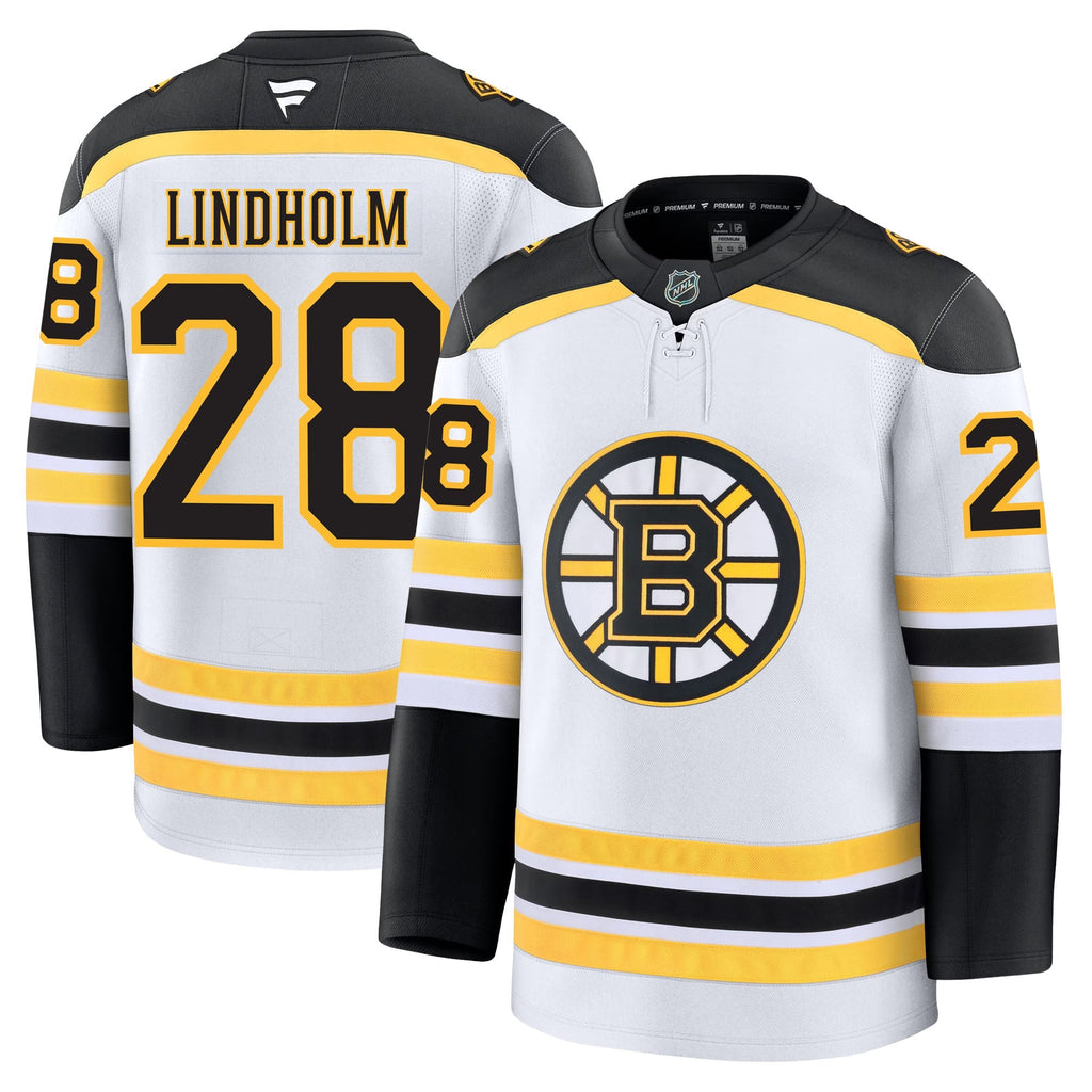 Elias Lindholm Boston Bruins Fanatics Premium Away Jersey