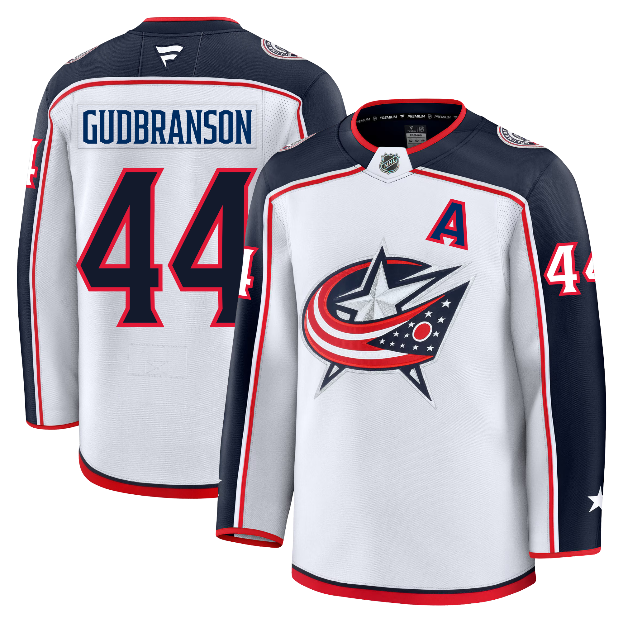 Erik Gudbranson Columbus Blue Jackets Fanatics Premium Away Jersey
