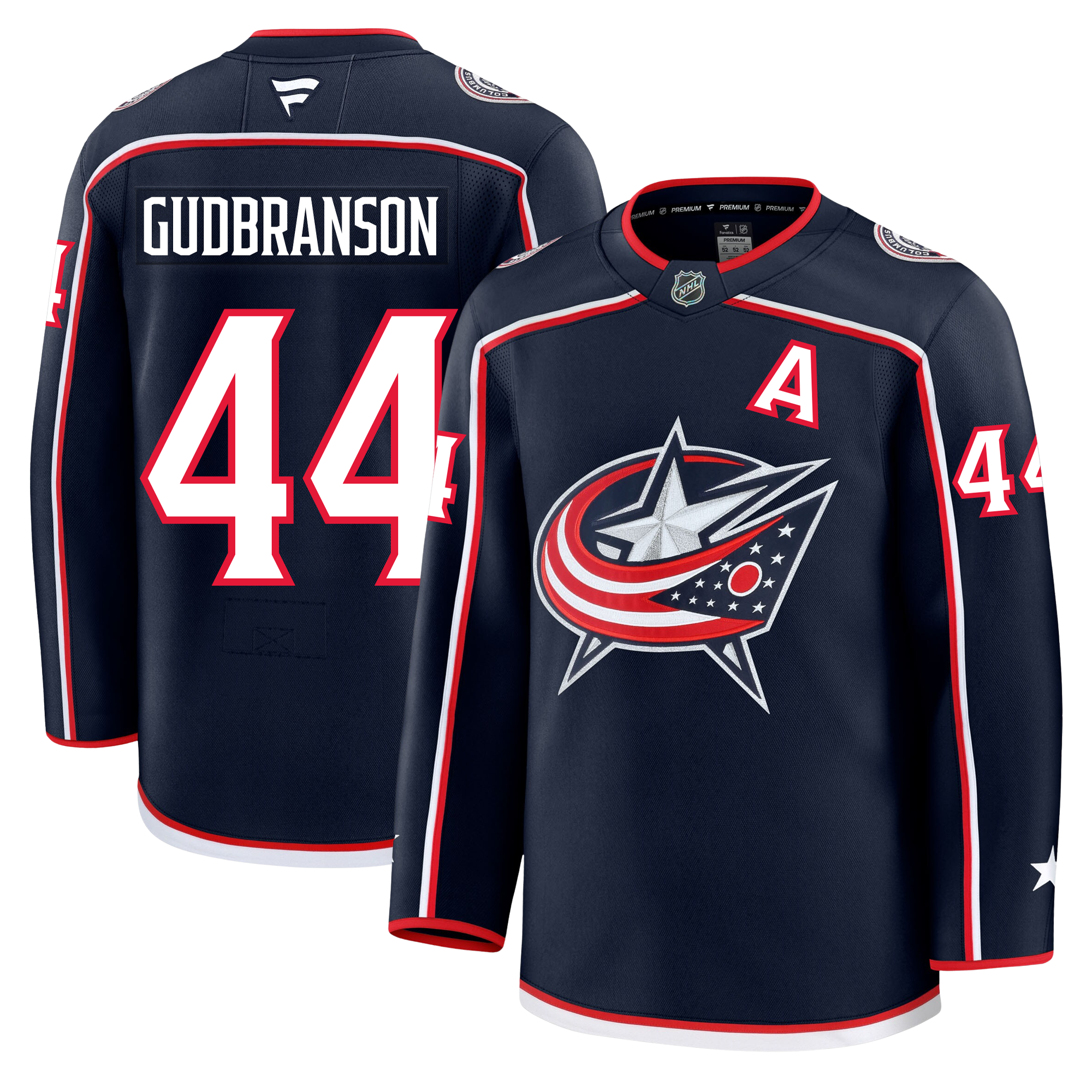 Erik Gudbranson Columbus Blue Jackets Fanatics Premium Home Jersey