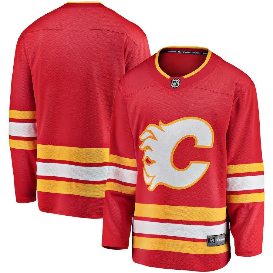 Calgary Flames NHL Fanatics Breakaway Home Jersey – Red (USA Stock)