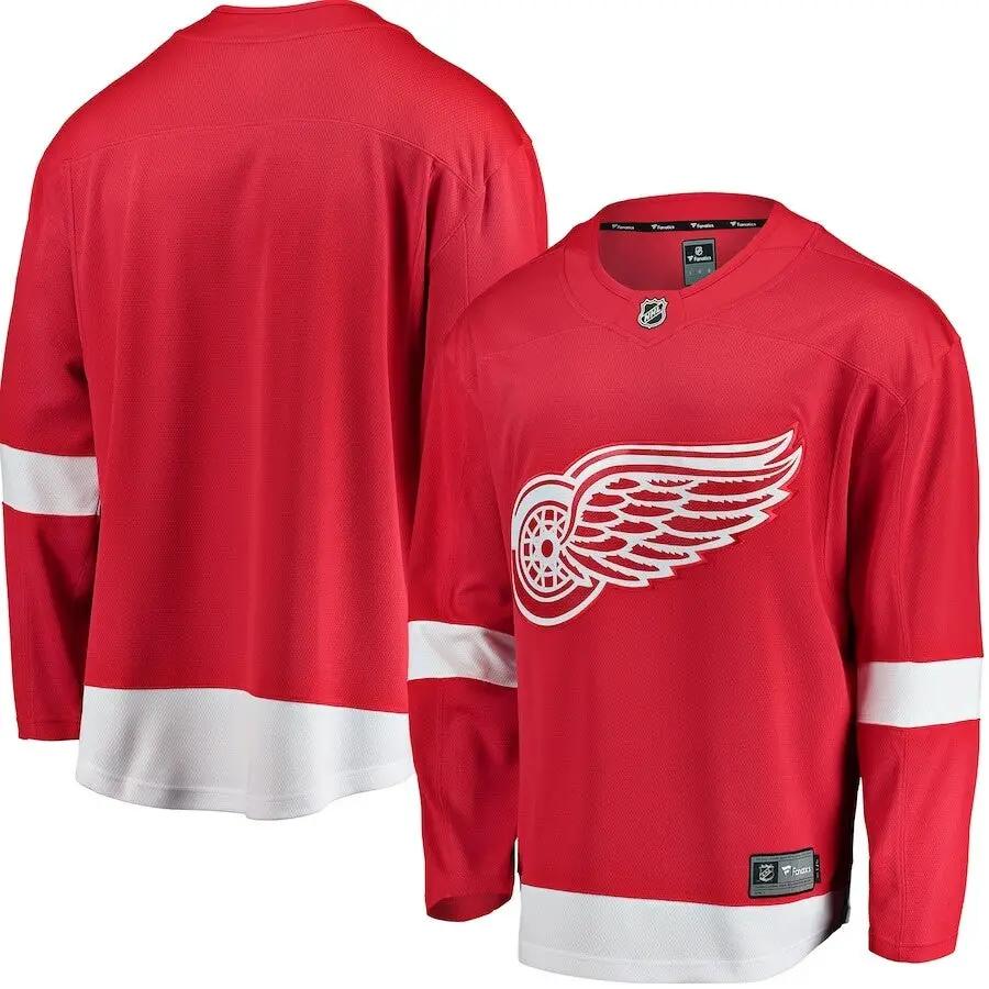 Detroit Red Wings NHL Fanatics Breakaway Home Jersey – Red (USA Stock)