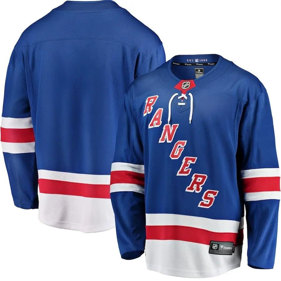 New York Rangers NHL Fanatics Breakaway Home Jersey – Blue (USA Stock)