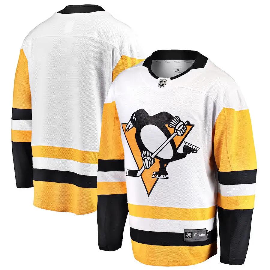Pittsburgh Penguins NHL Fanatics Breakaway Away Jersey – White (USA Stock)