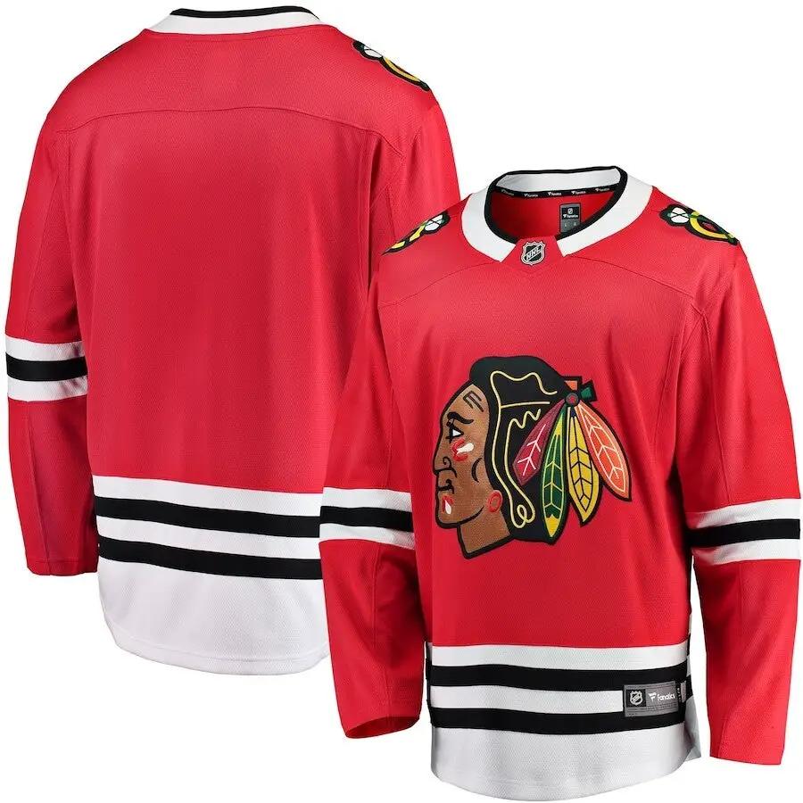 Chicago Blackhawks NHL Fanatics Breakaway Home Jersey – Red (USA Stock)