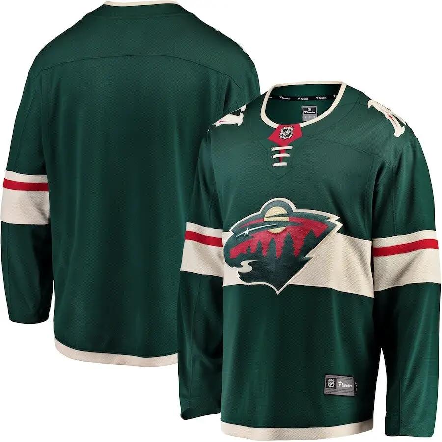 Minnesota Wild NHL Fanatics Breakaway Home Jersey – Green (USA Stock)